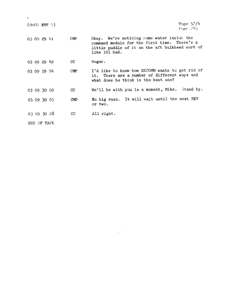 Page 247 of Apollo 11’s original transcript
