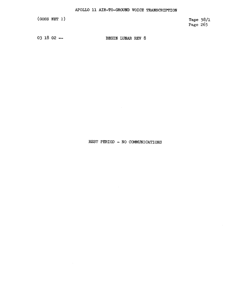 Page 267 of Apollo 11’s original transcript