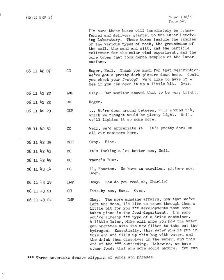 Page 547 of Apollo 11’s original transcript