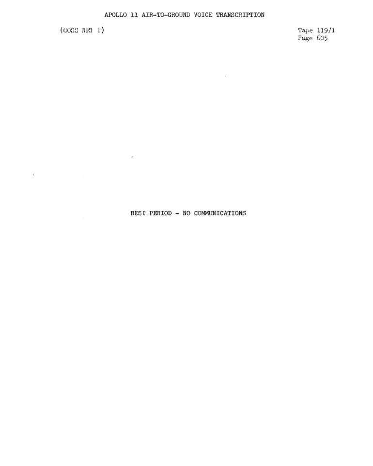 Page 607 of Apollo 11’s original transcript