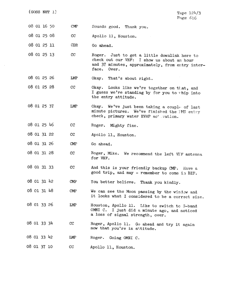 Page 618 of Apollo 11’s original transcript