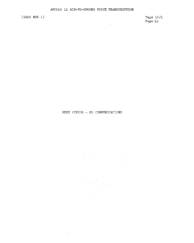 Page 64 of Apollo 11&rsquo;s original transcript