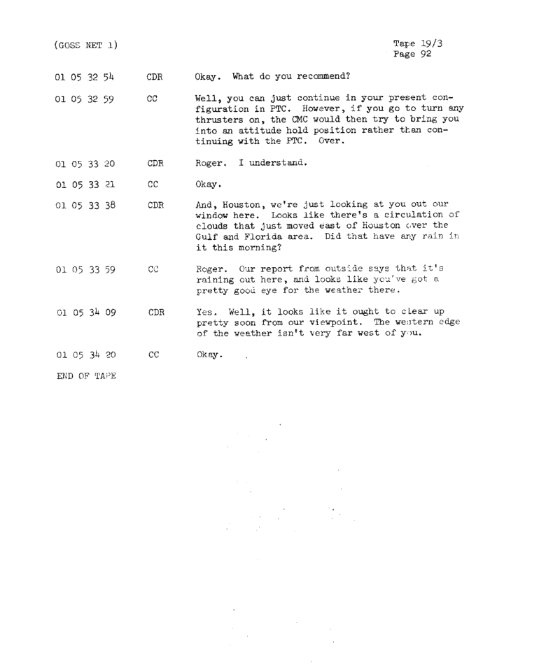 Page 94 of Apollo 11’s original transcript