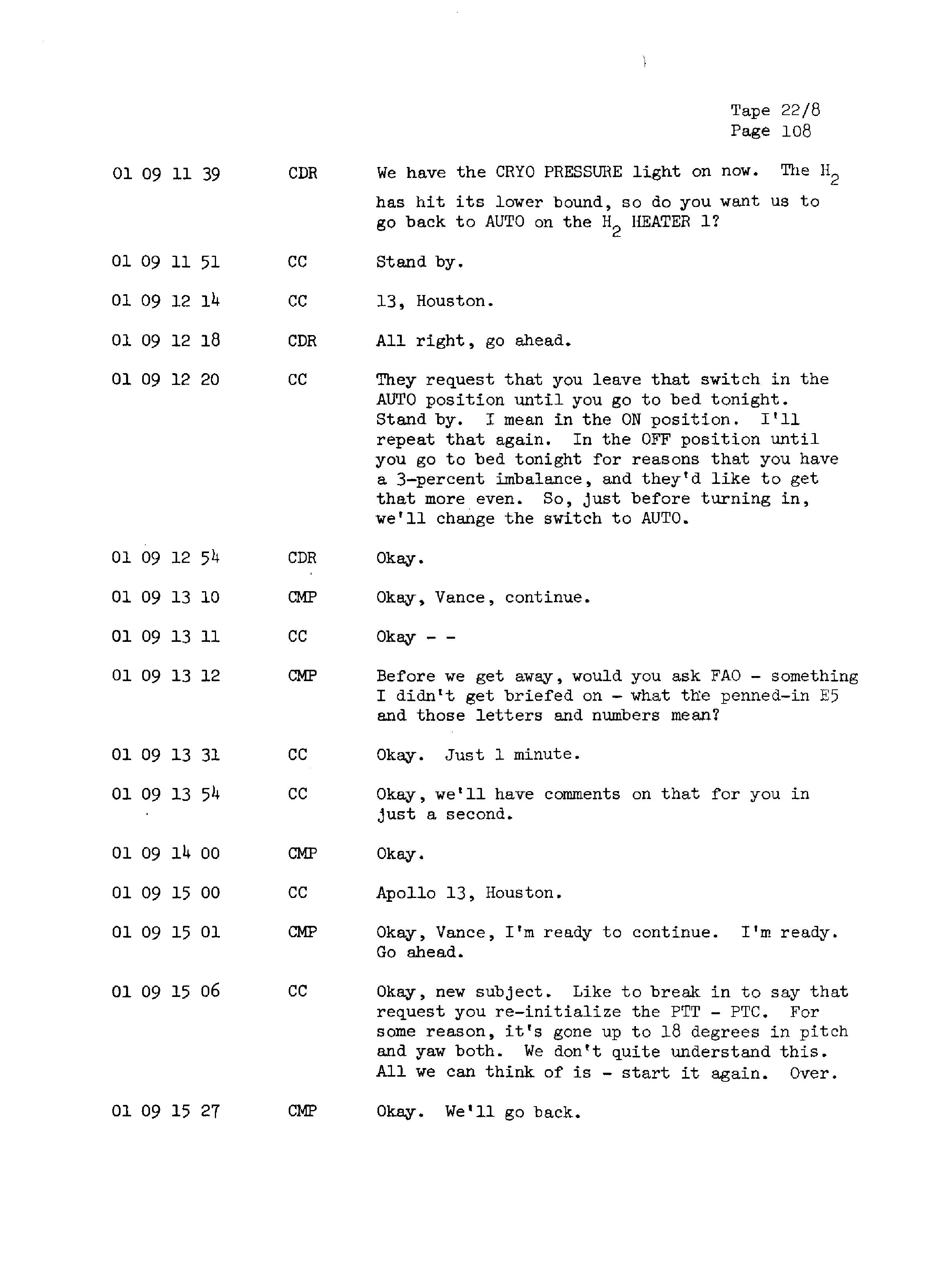 Page 115 of Apollo 13’s original transcript