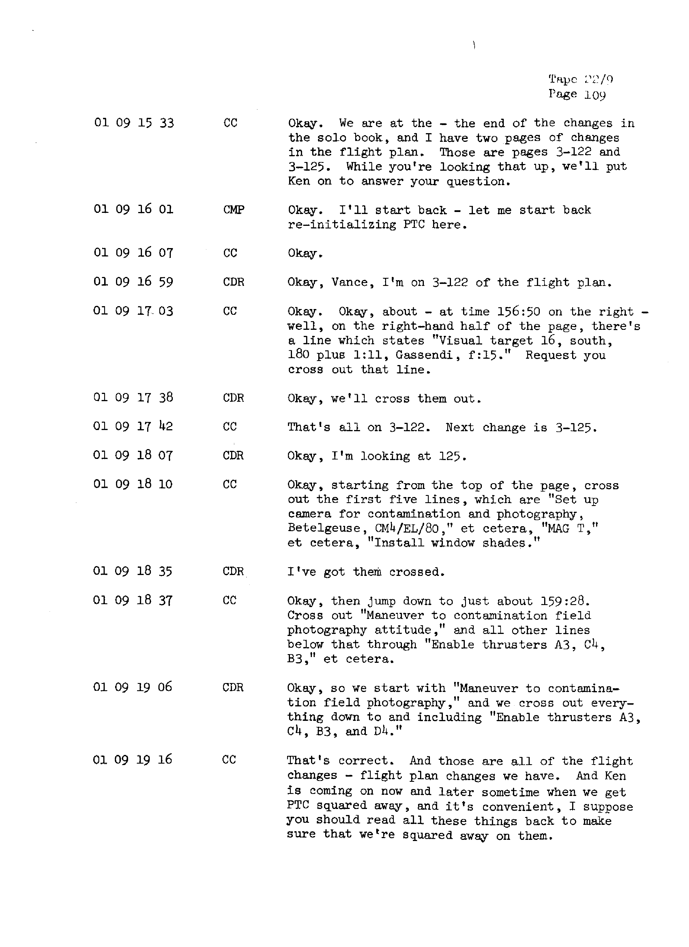 Page 116 of Apollo 13’s original transcript
