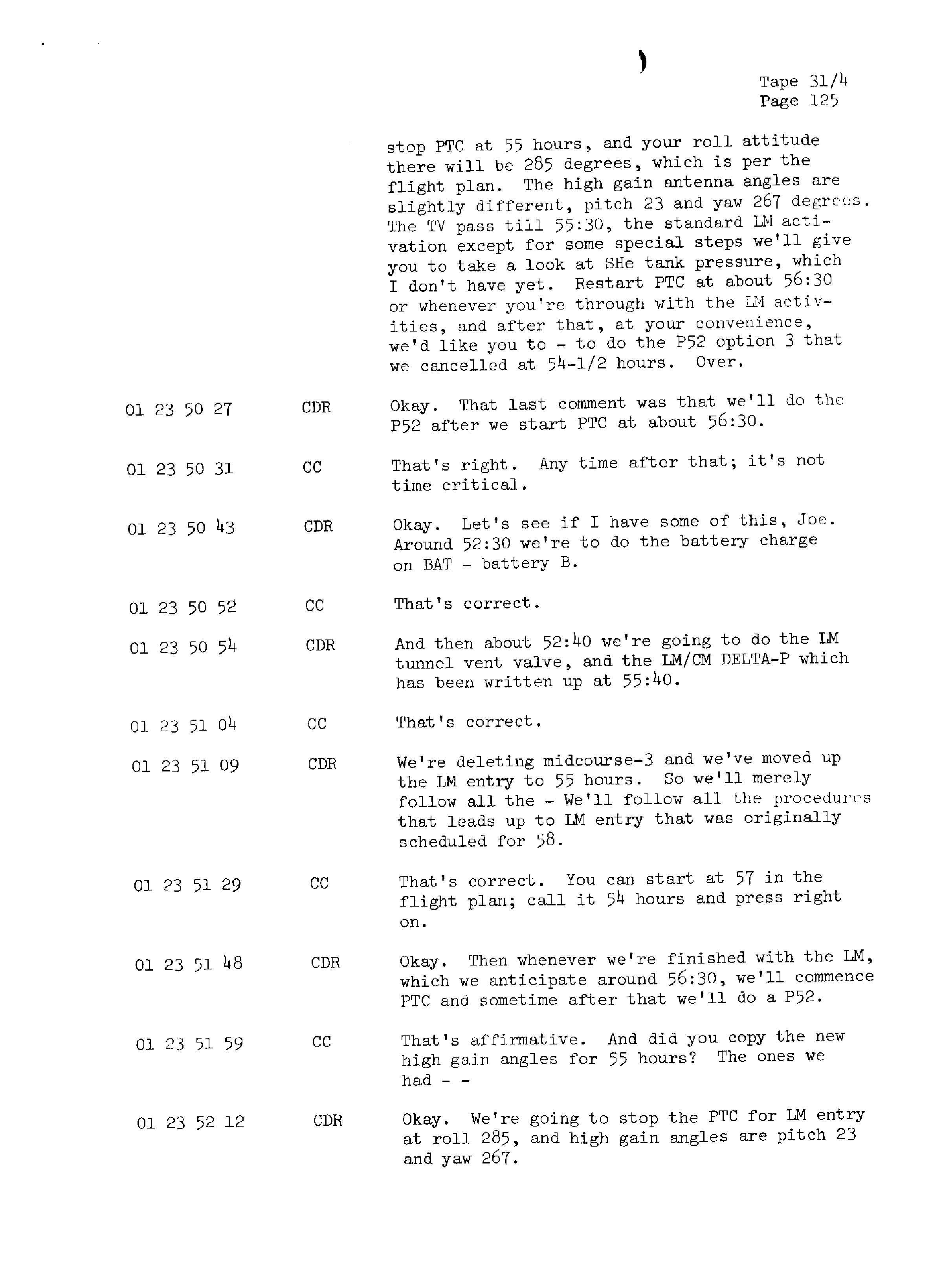 Page 132 of Apollo 13’s original transcript