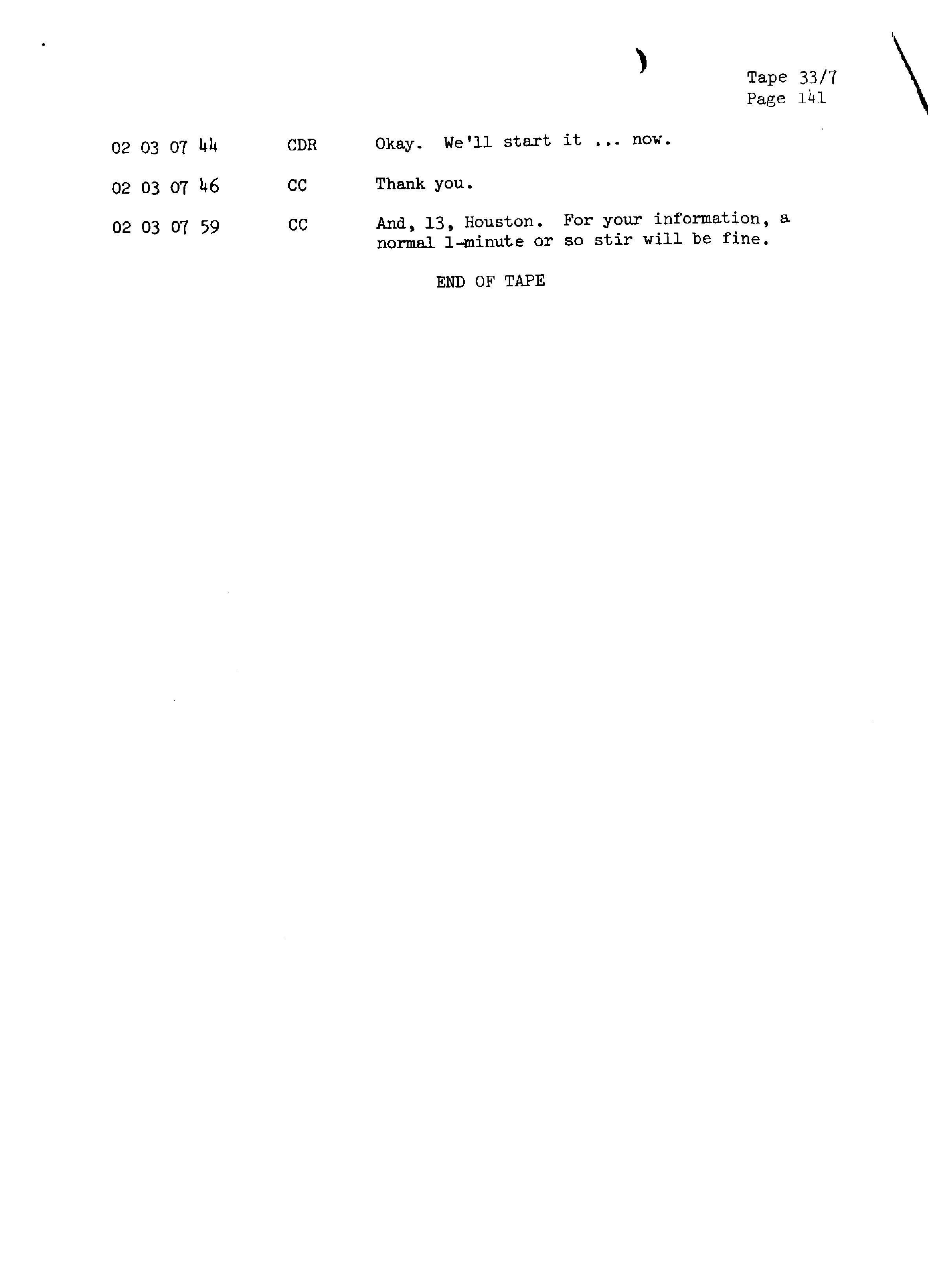 Page 148 of Apollo 13’s original transcript