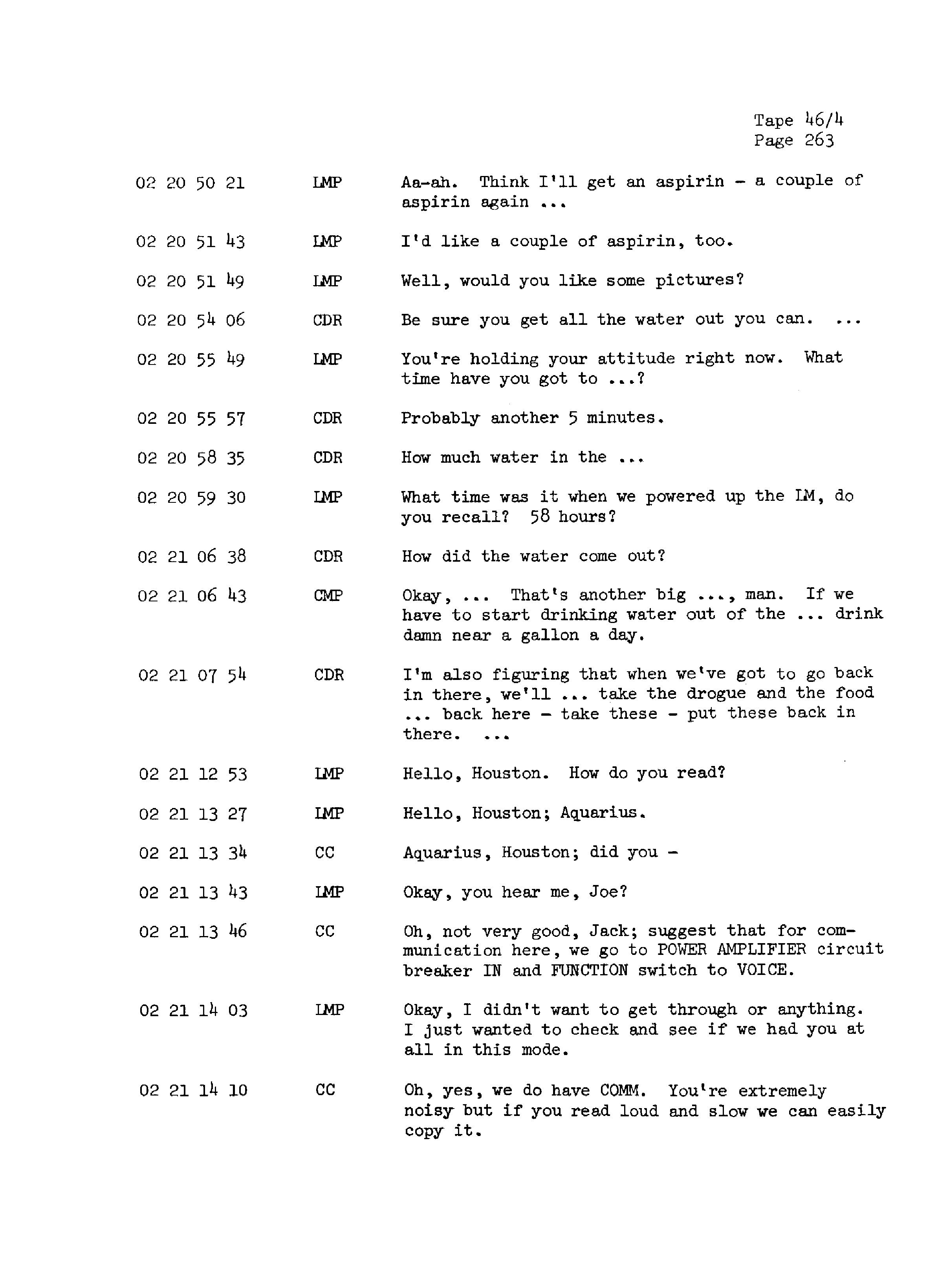 Page 270 of Apollo 13’s original transcript