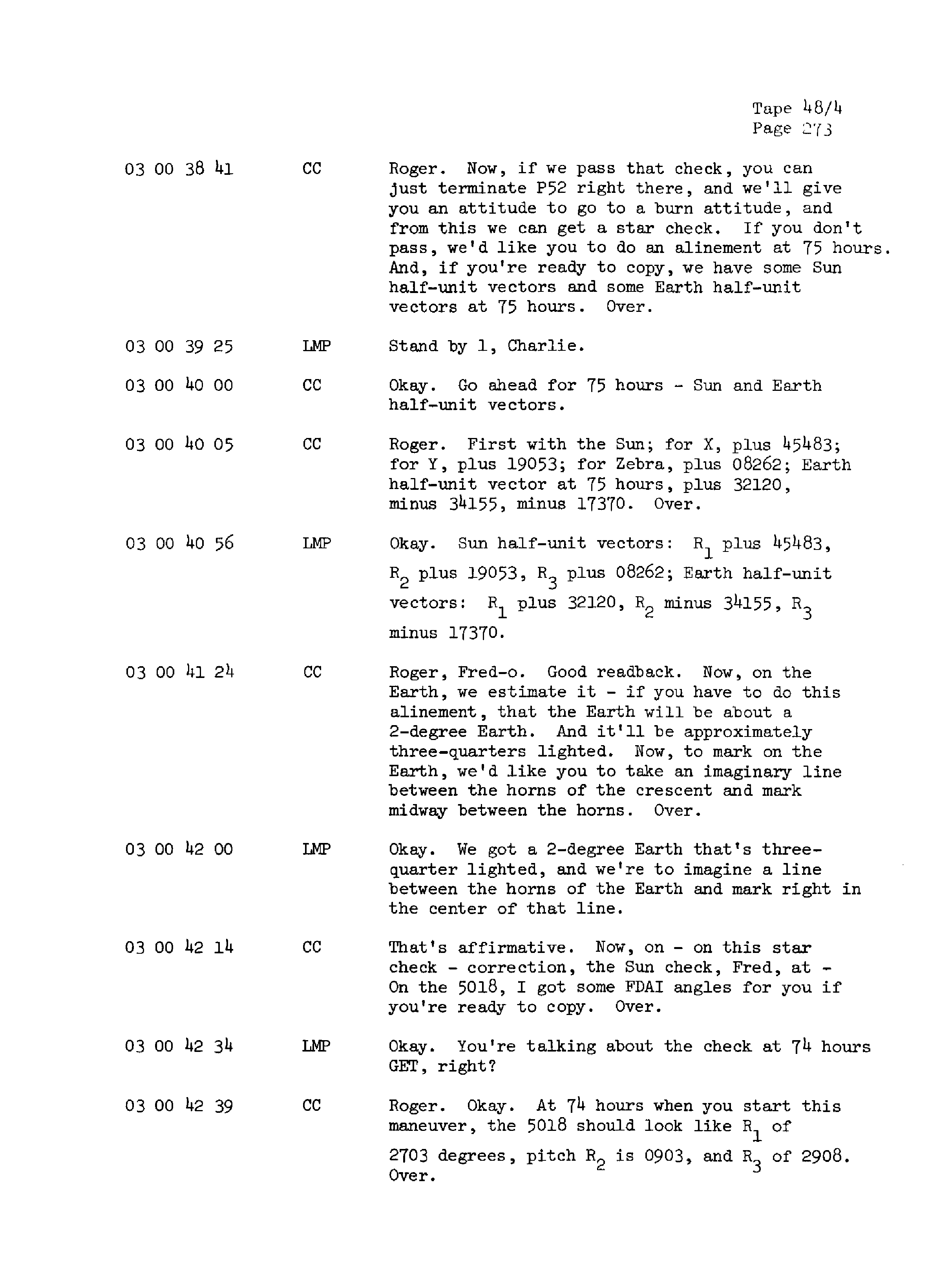 Page 280 of Apollo 13’s original transcript
