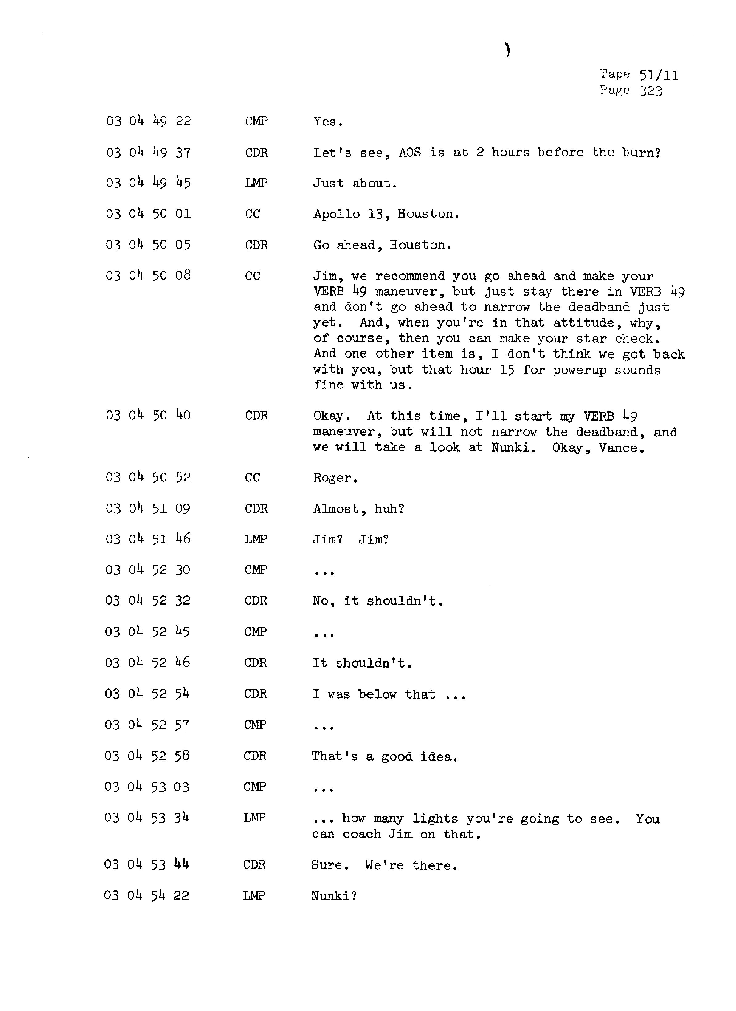 Page 330 of Apollo 13’s original transcript