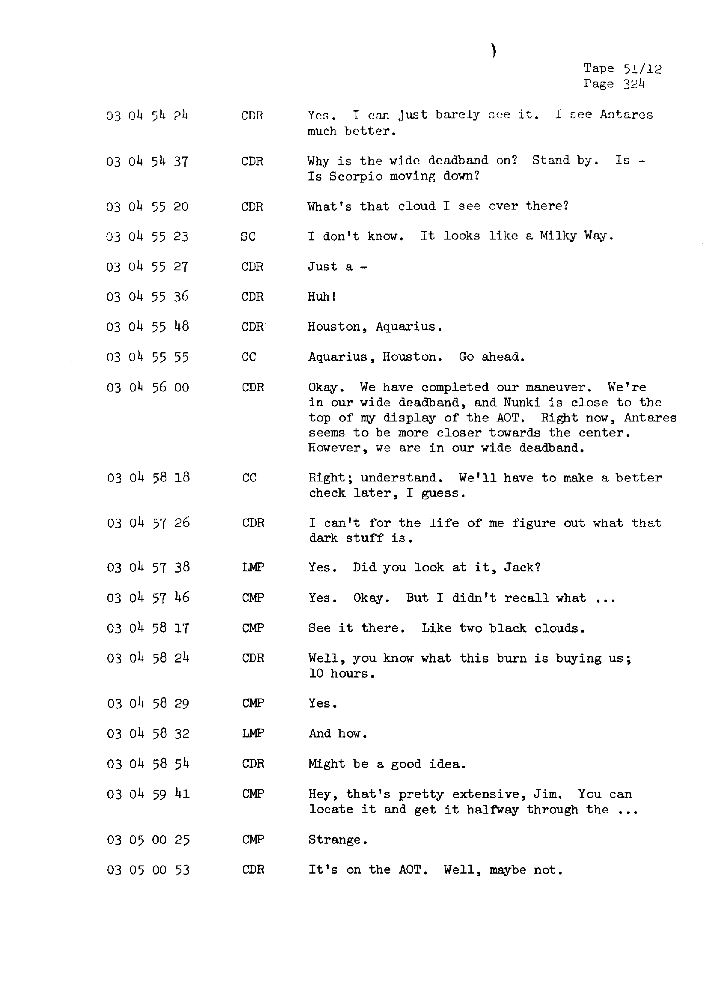 Page 331 of Apollo 13’s original transcript