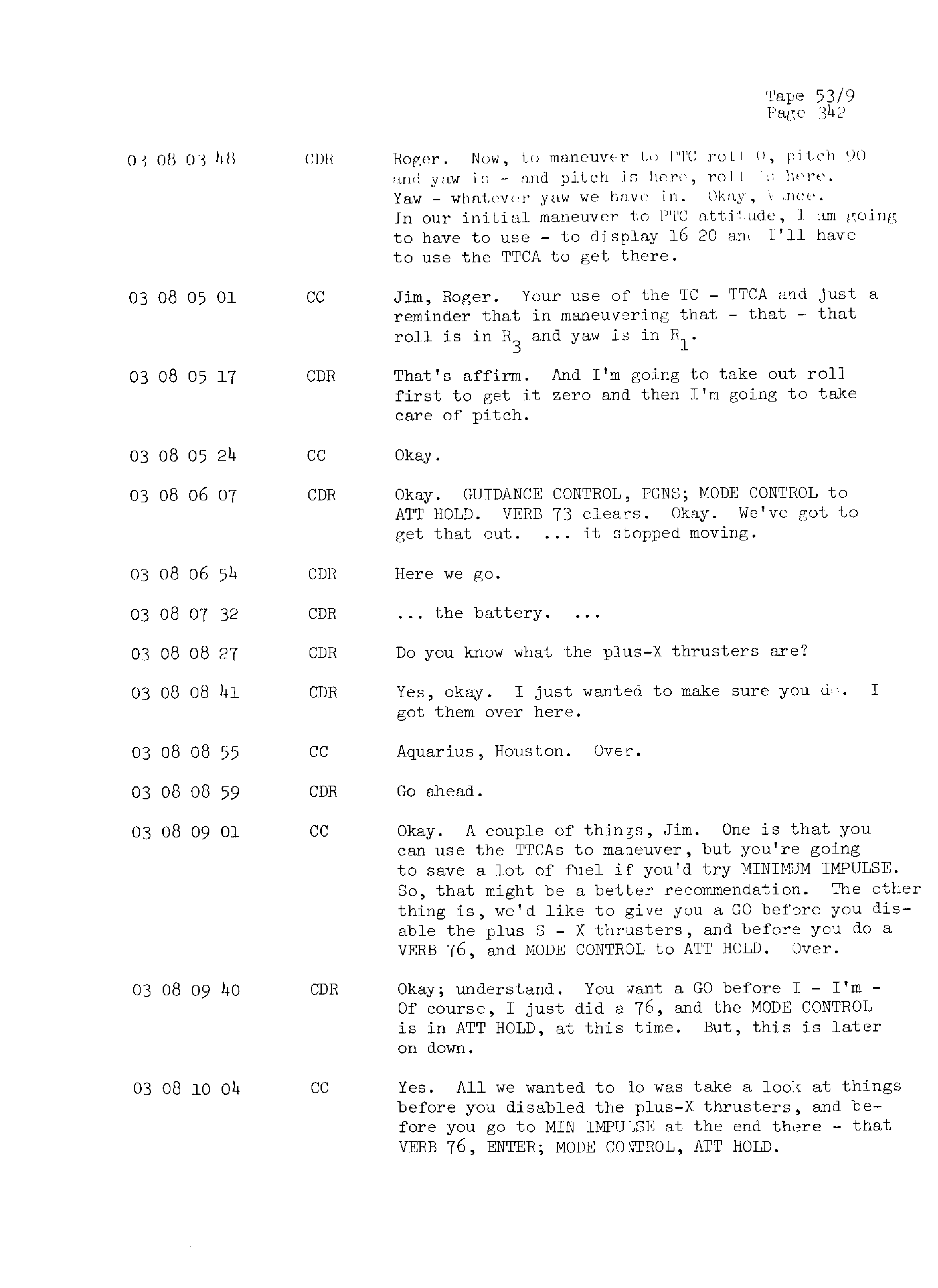 Page 349 of Apollo 13’s original transcript