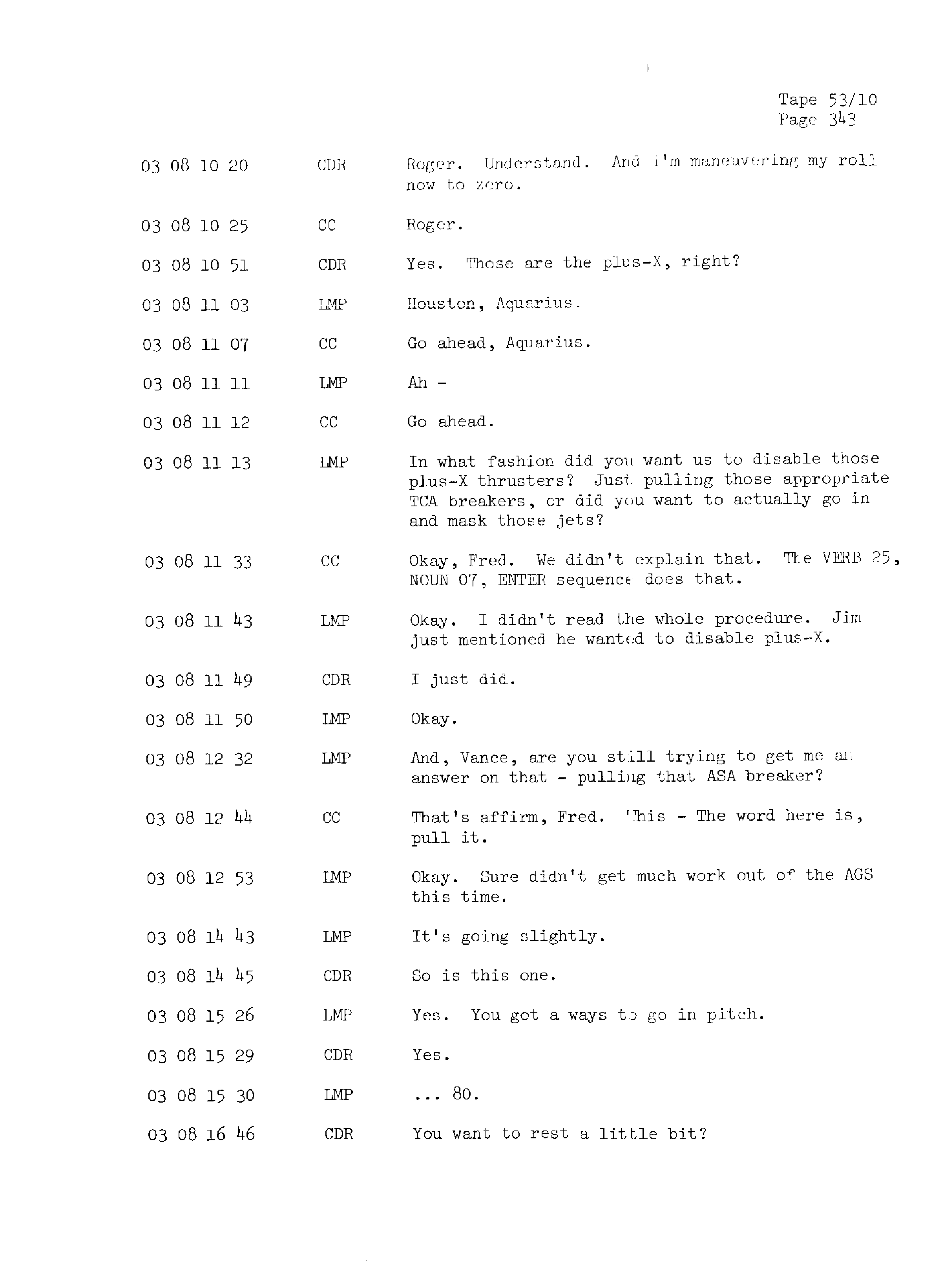 Page 350 of Apollo 13’s original transcript