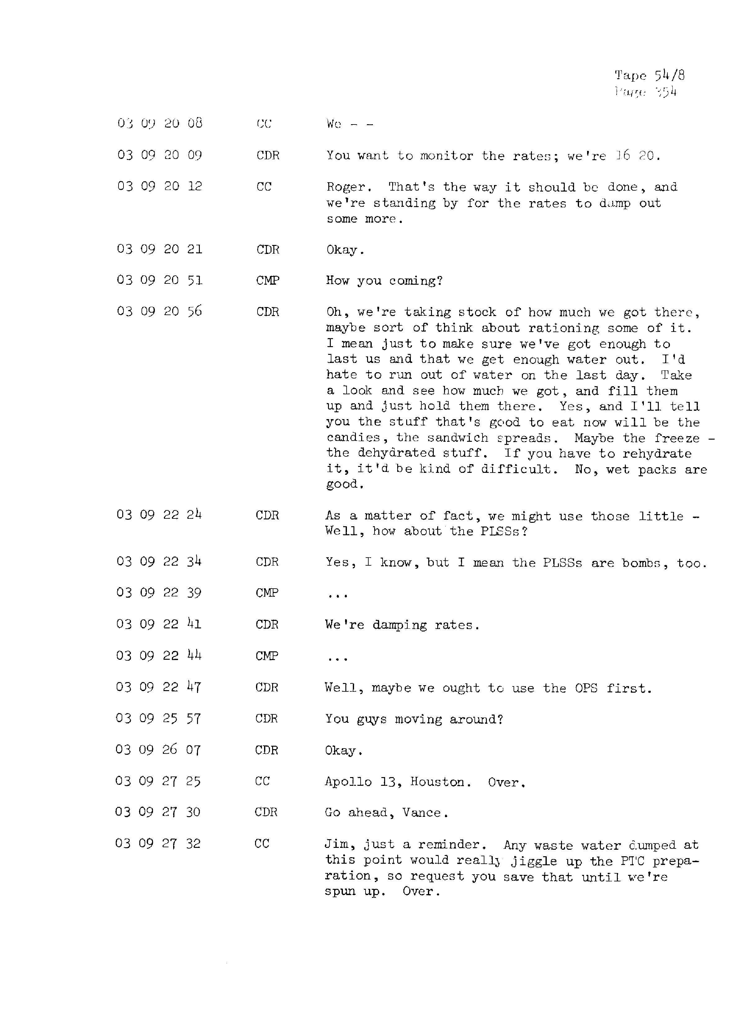 Page 361 of Apollo 13’s original transcript
