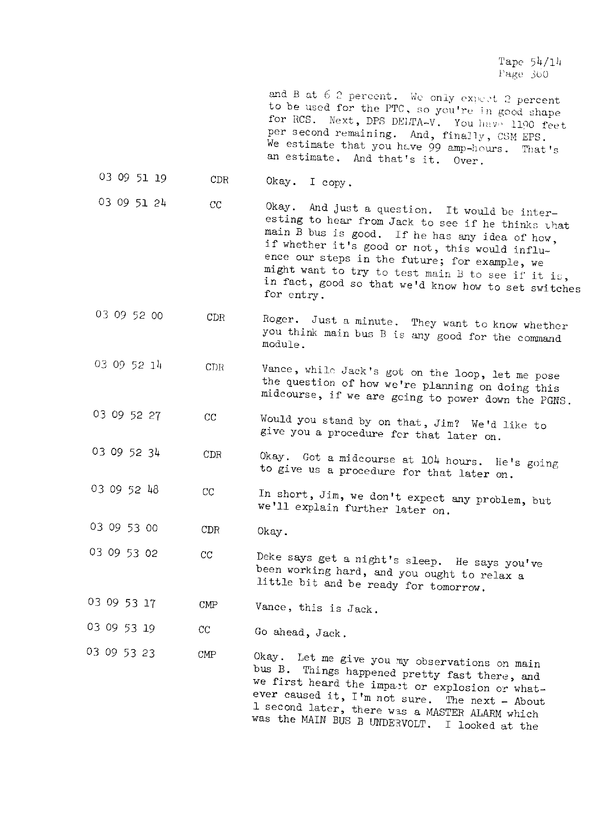 Page 367 of Apollo 13’s original transcript