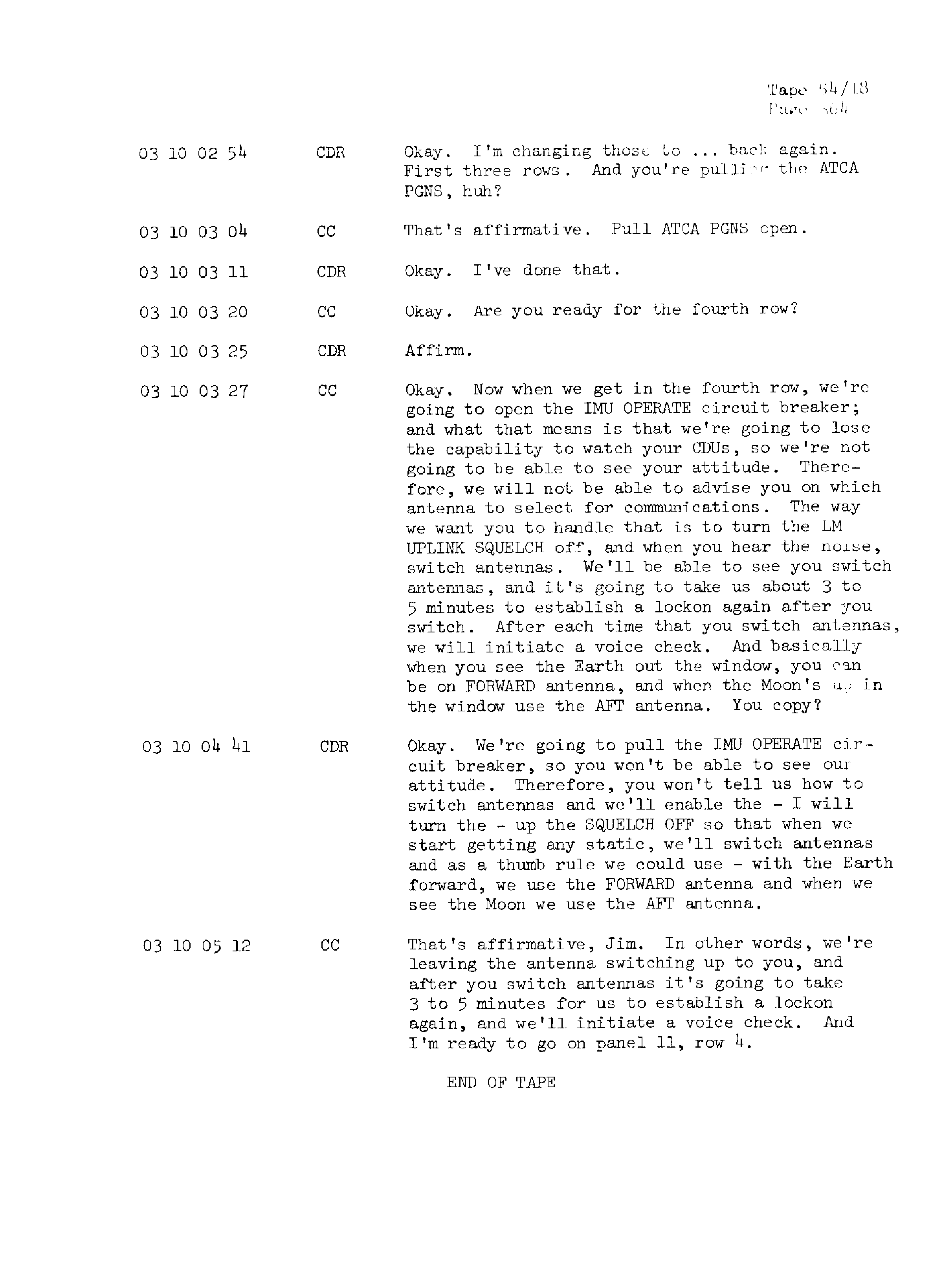 Page 371 of Apollo 13’s original transcript