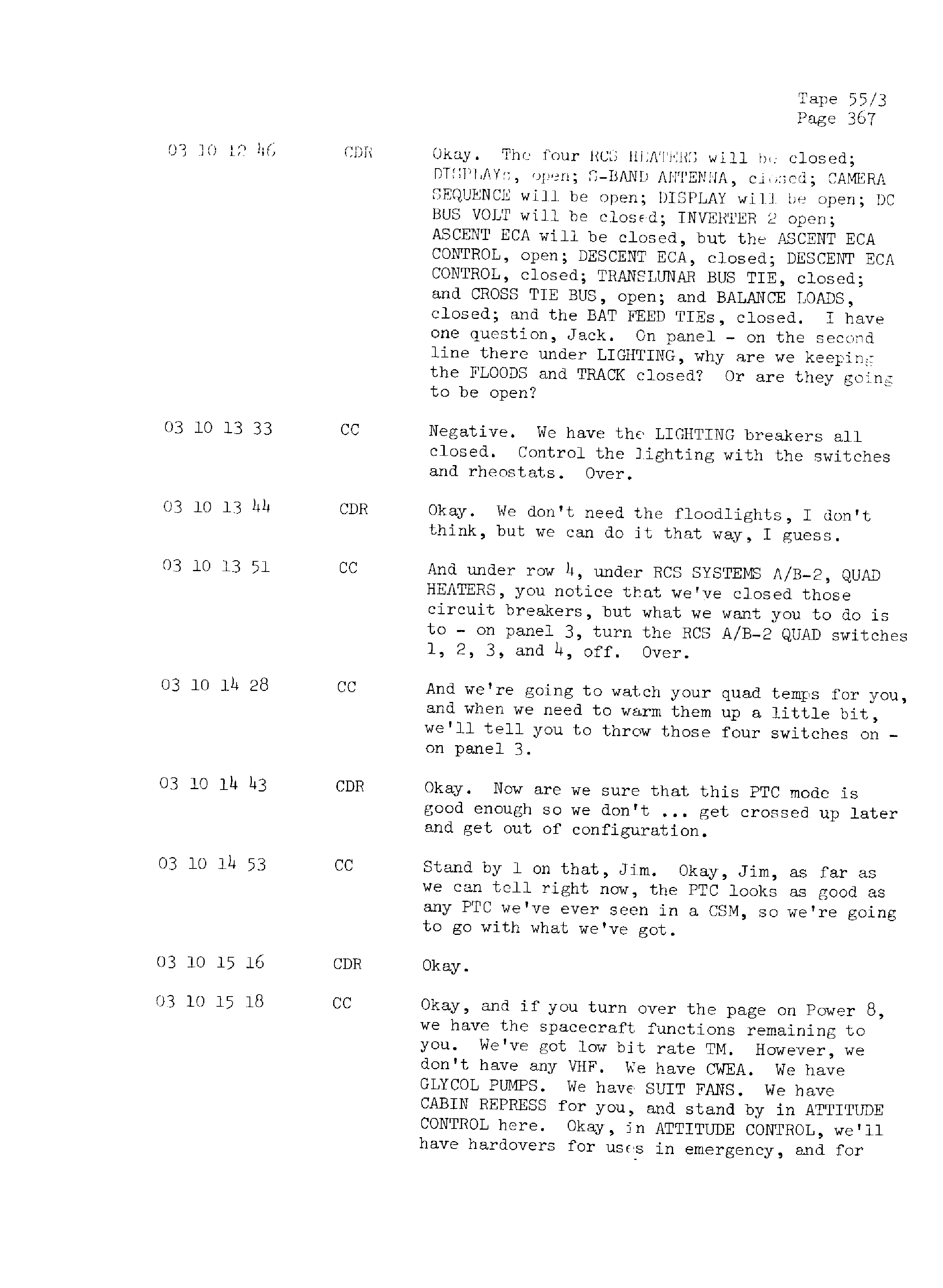Page 374 of Apollo 13’s original transcript