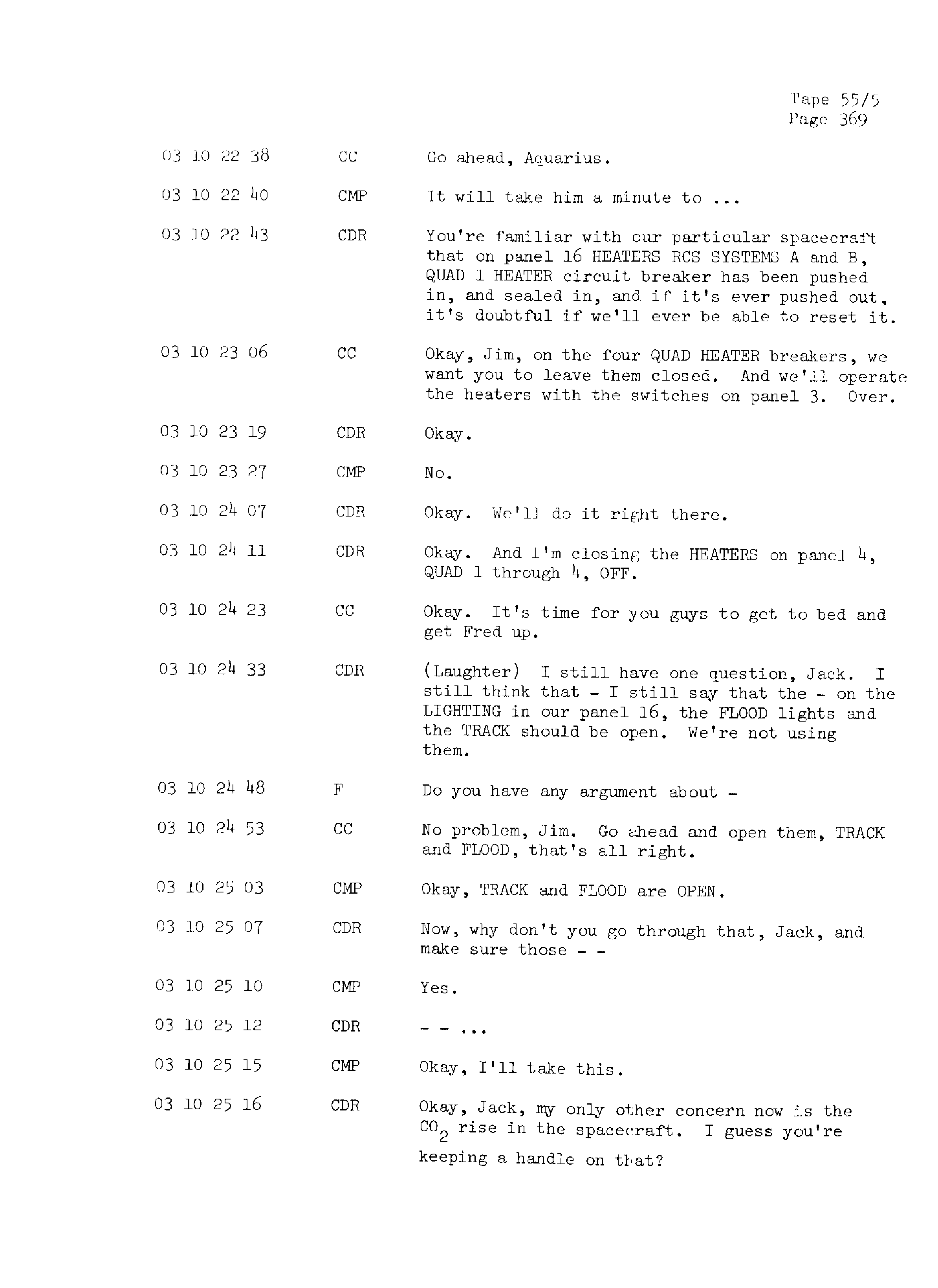 Page 376 of Apollo 13’s original transcript