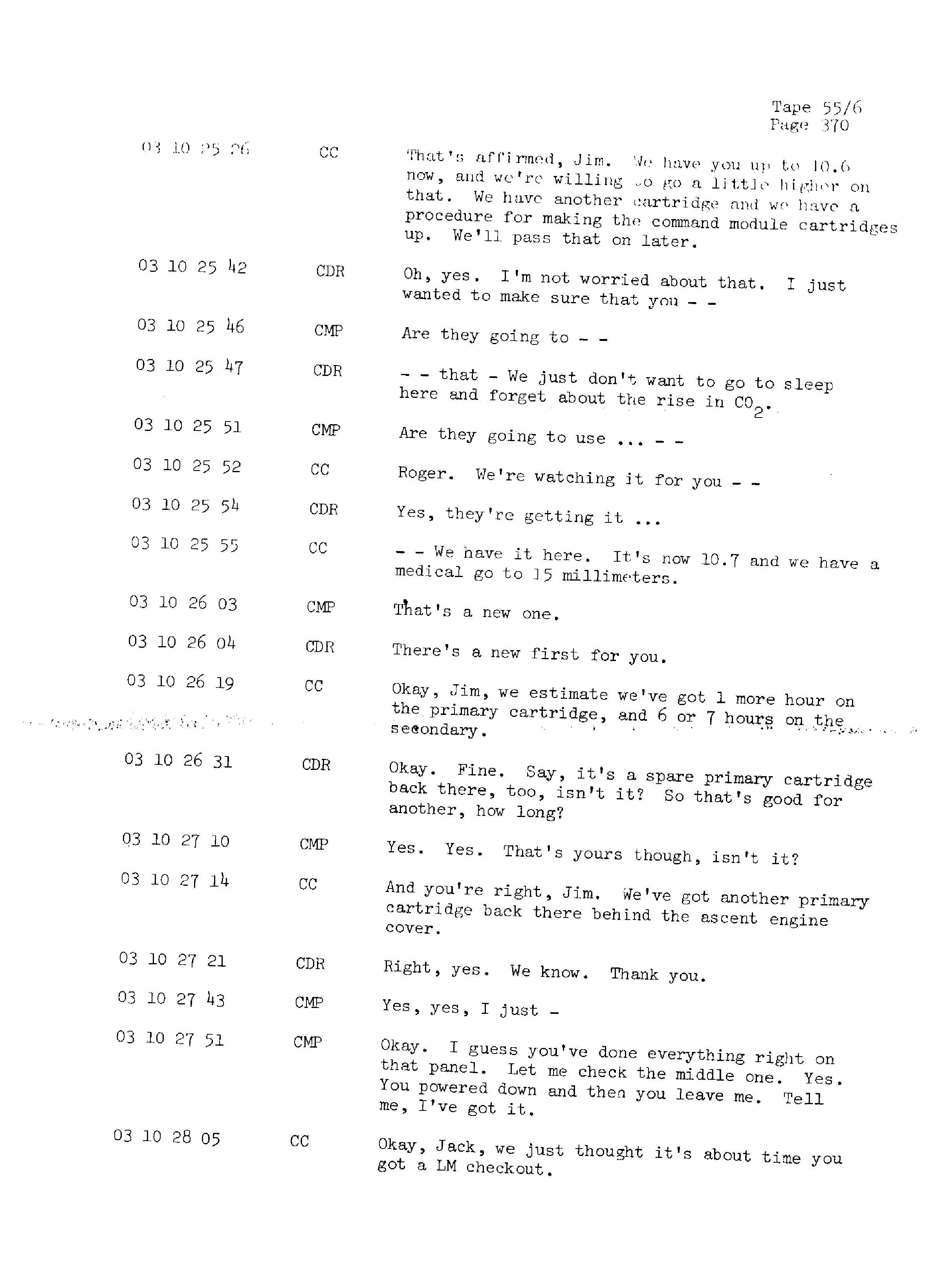 Page 377 of Apollo 13’s original transcript