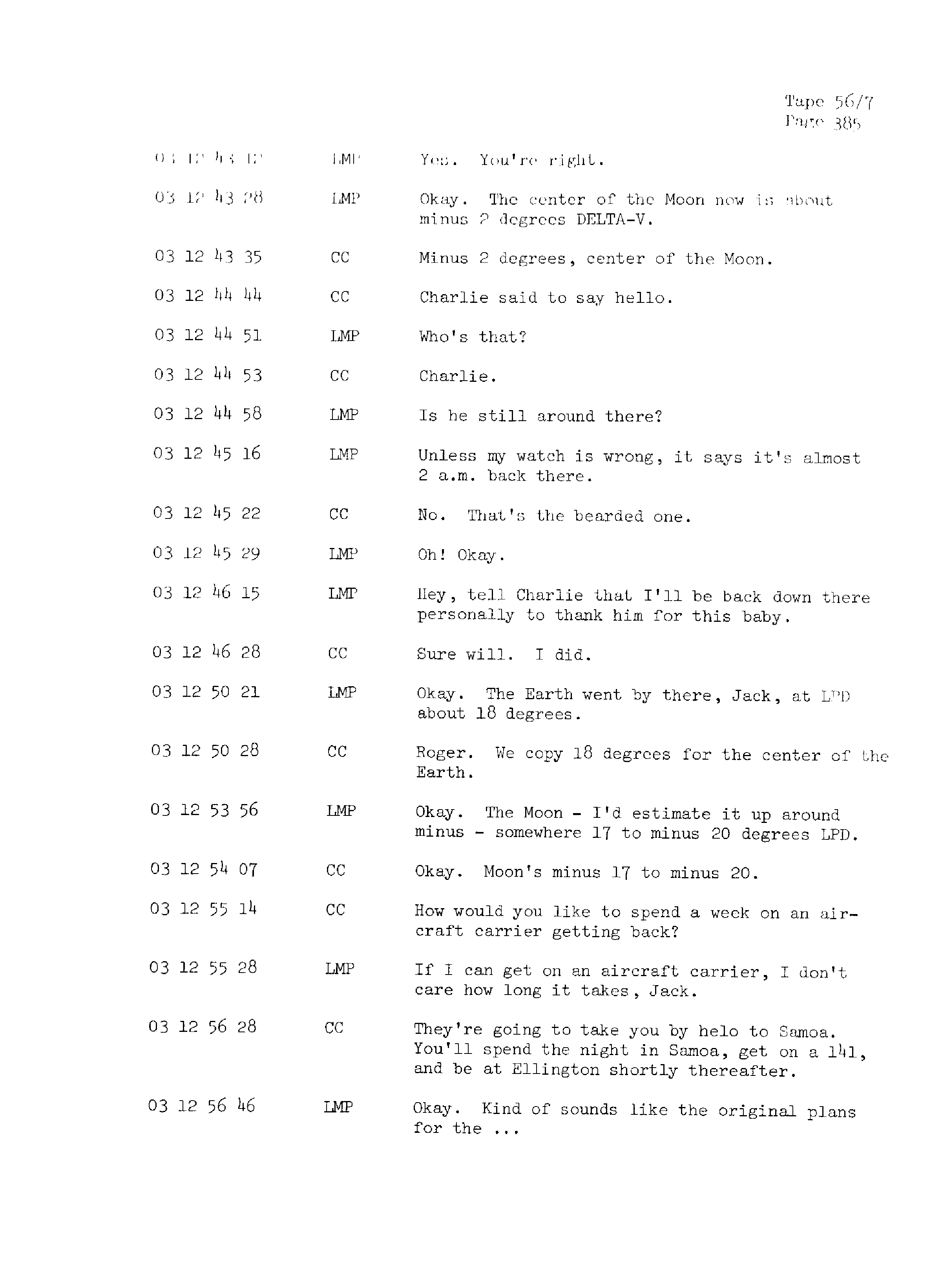 Page 392 of Apollo 13’s original transcript