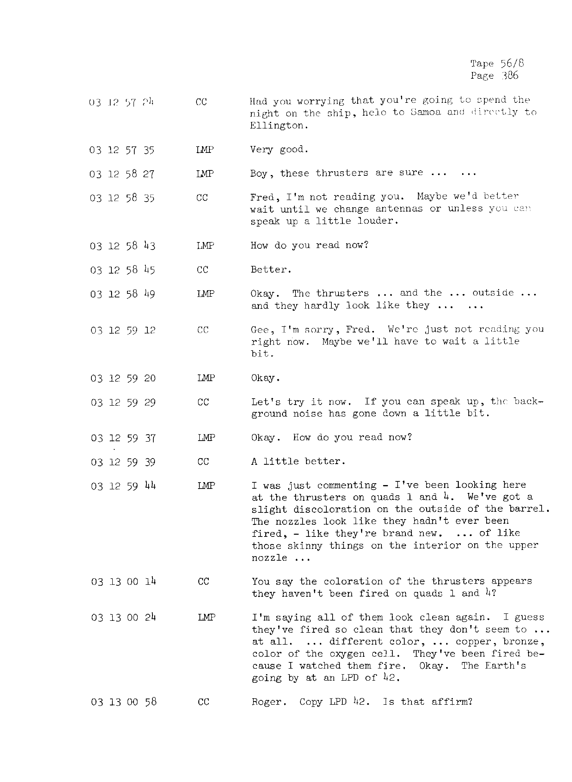 Page 393 of Apollo 13’s original transcript