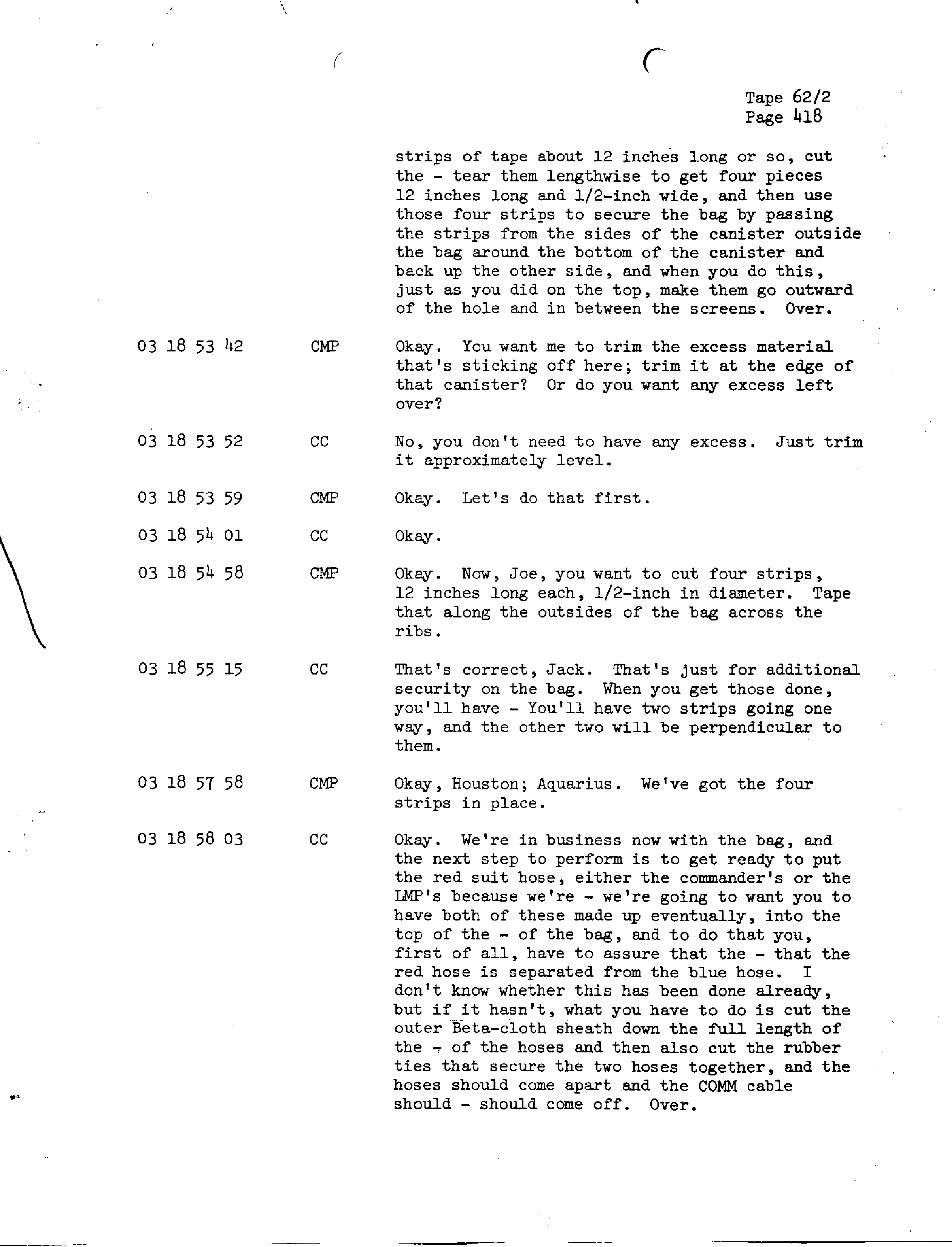 Page 425 of Apollo 13’s original transcript