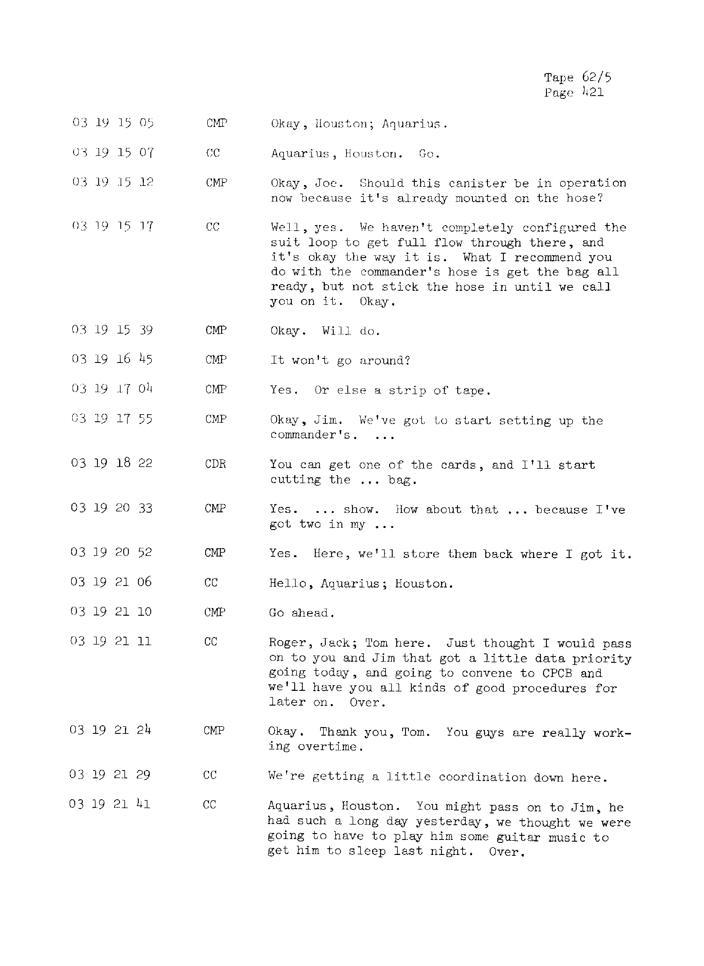 Page 428 of Apollo 13’s original transcript