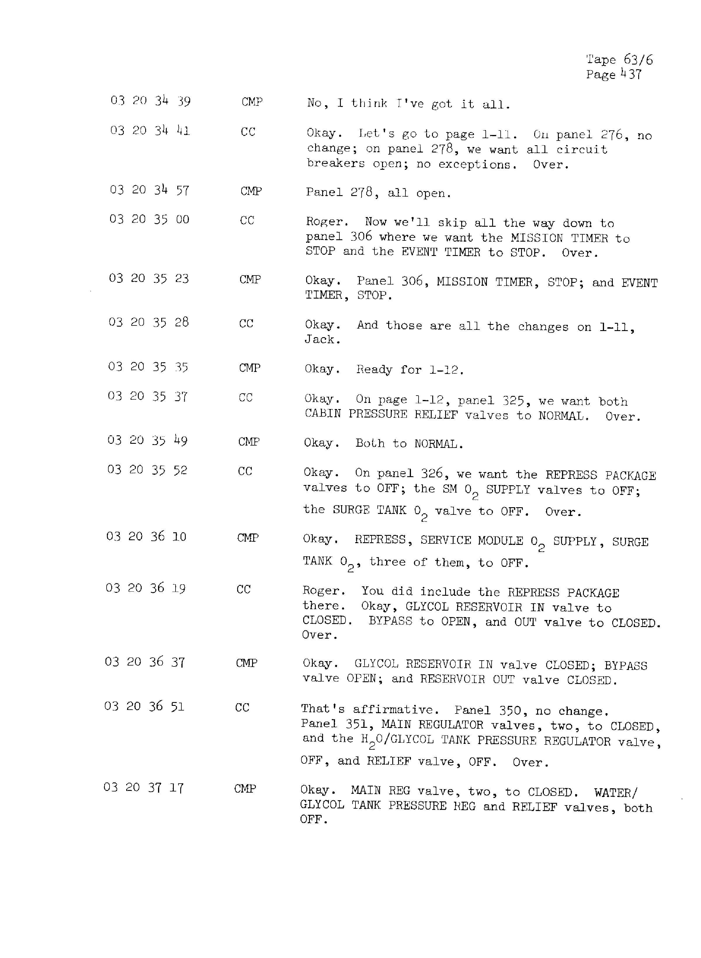 Page 444 of Apollo 13’s original transcript