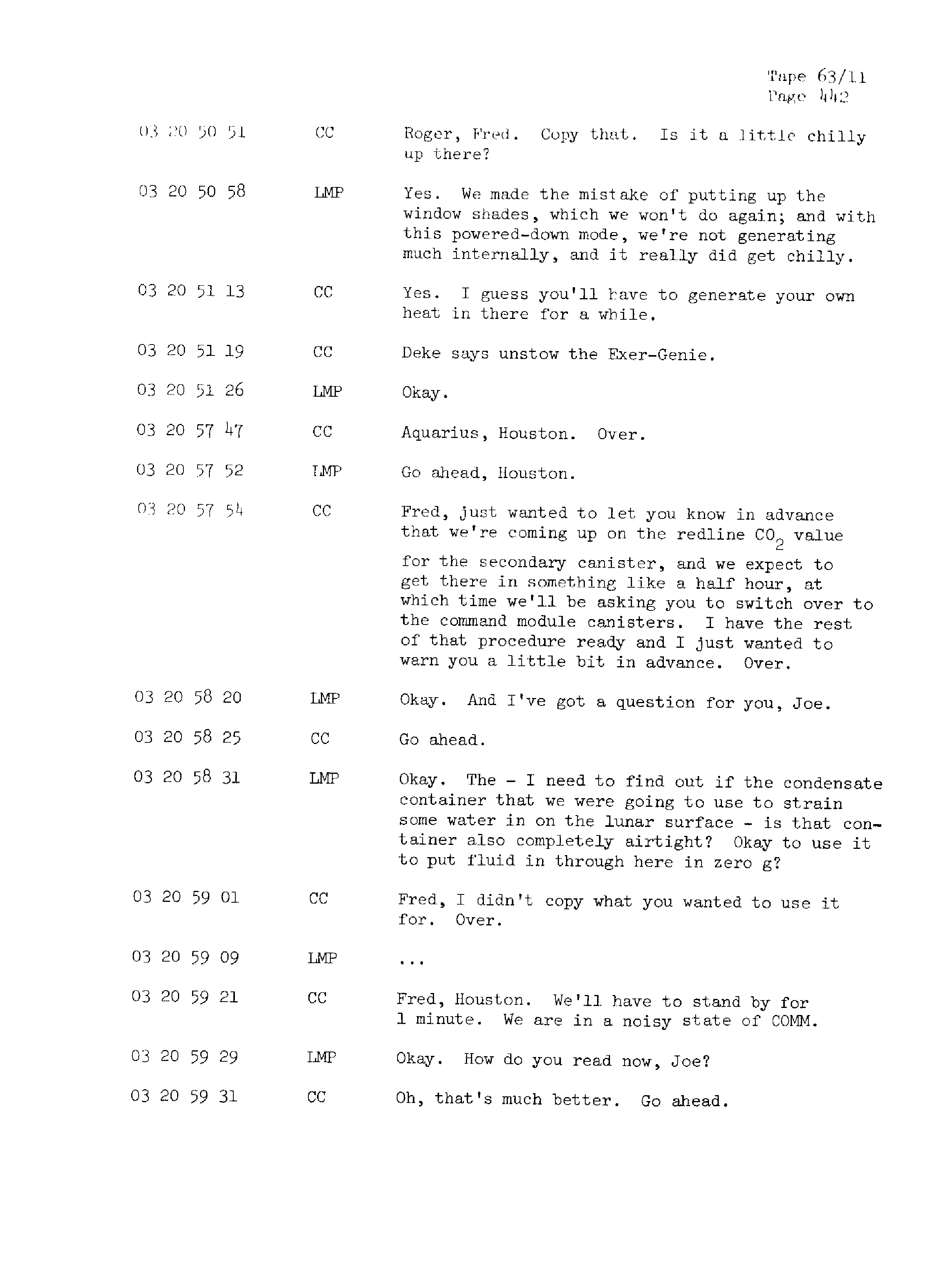 Page 449 of Apollo 13’s original transcript