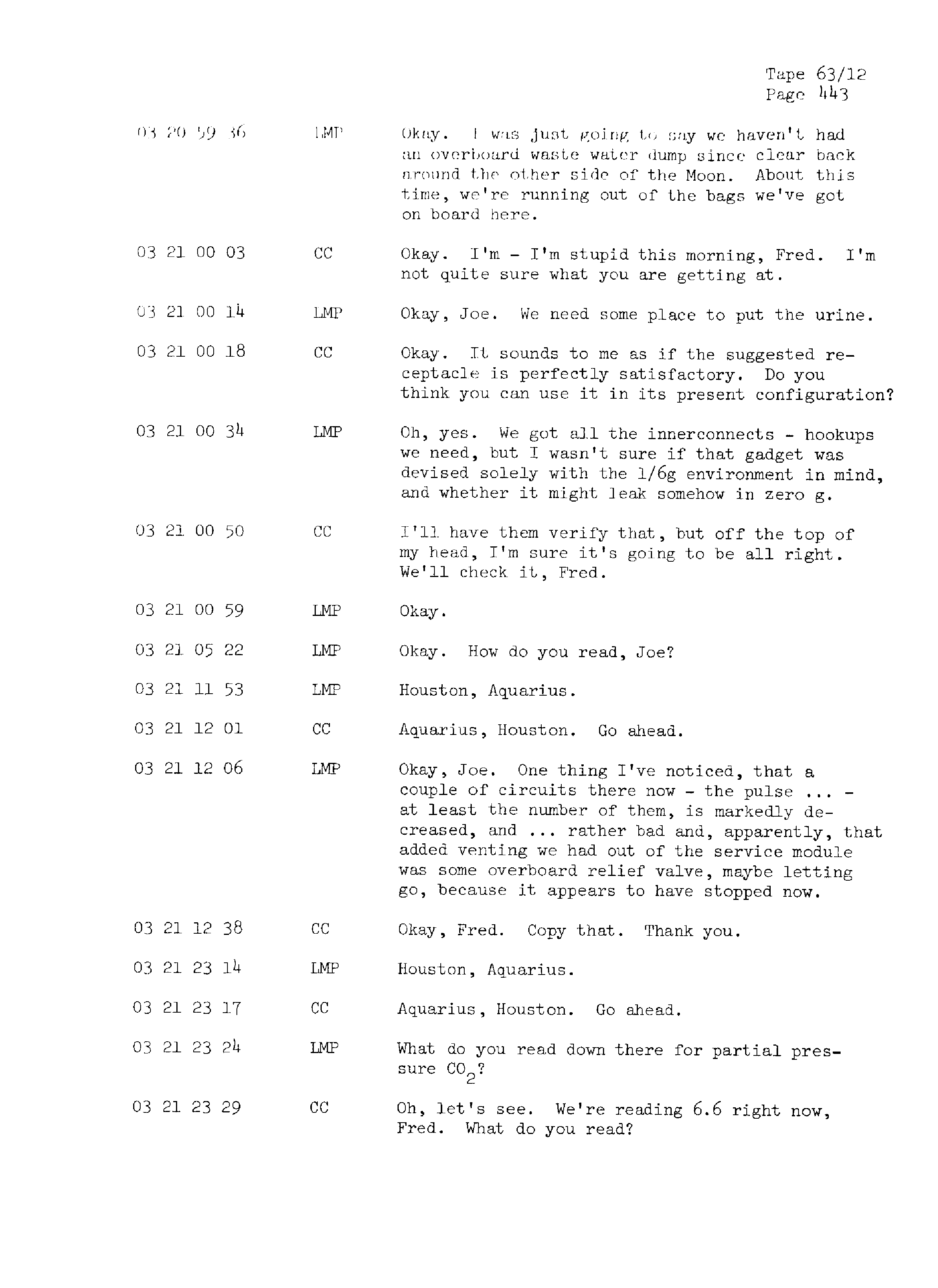 Page 450 of Apollo 13’s original transcript