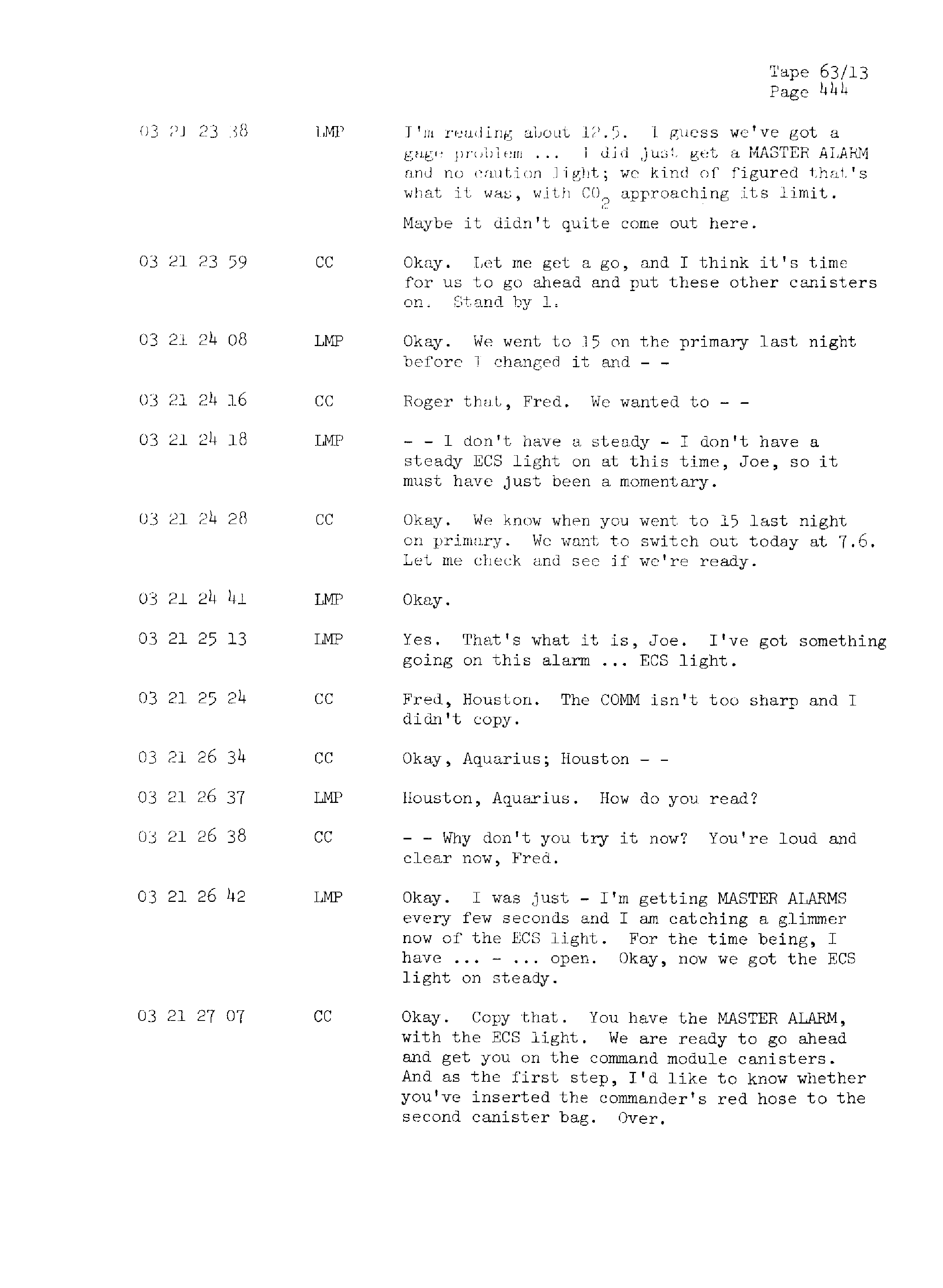 Page 451 of Apollo 13’s original transcript
