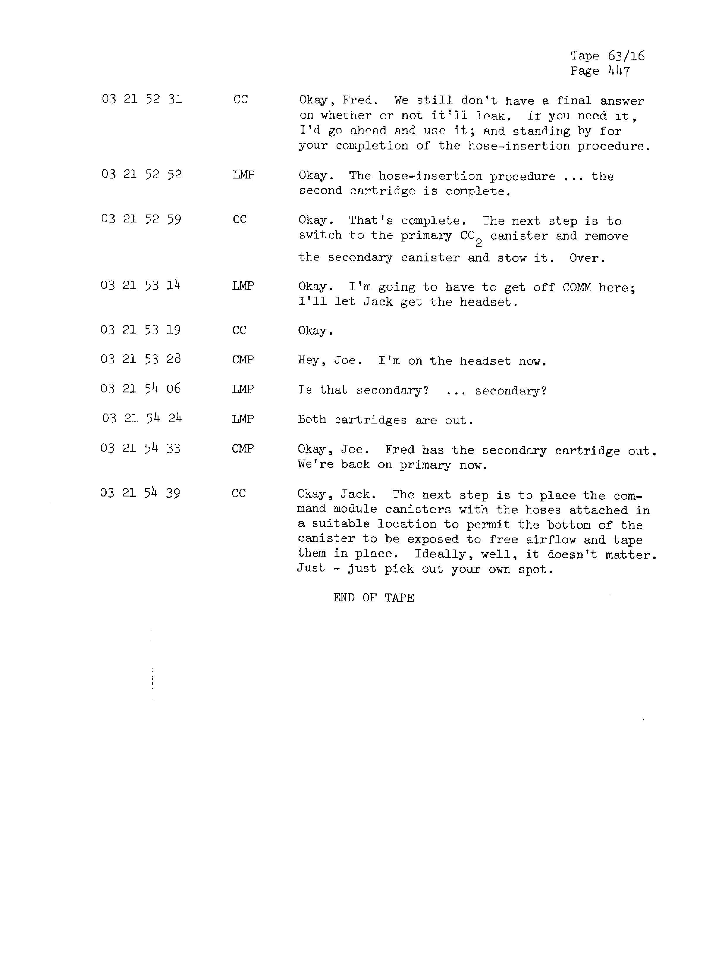 Page 454 of Apollo 13’s original transcript