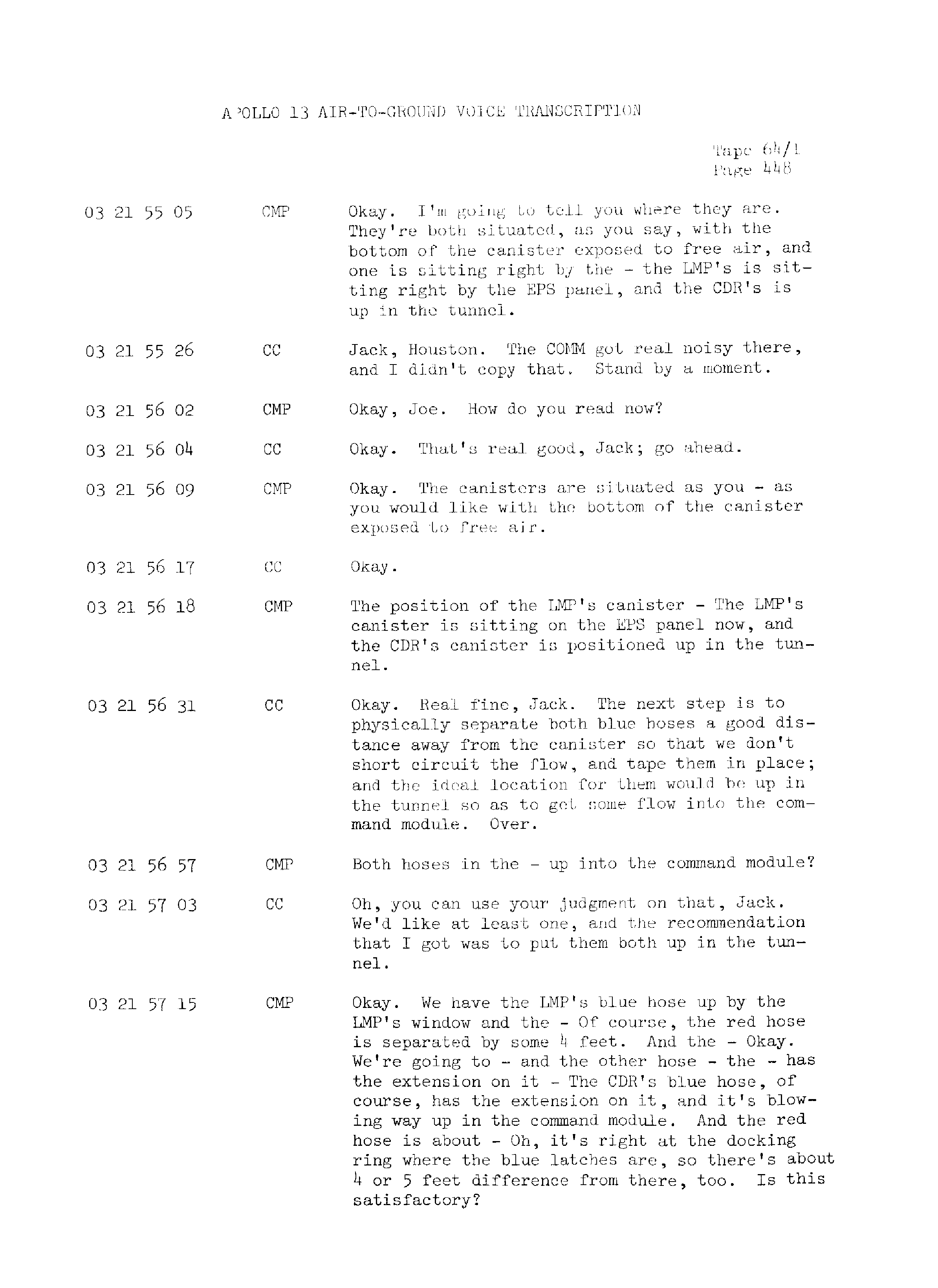 Page 455 of Apollo 13’s original transcript