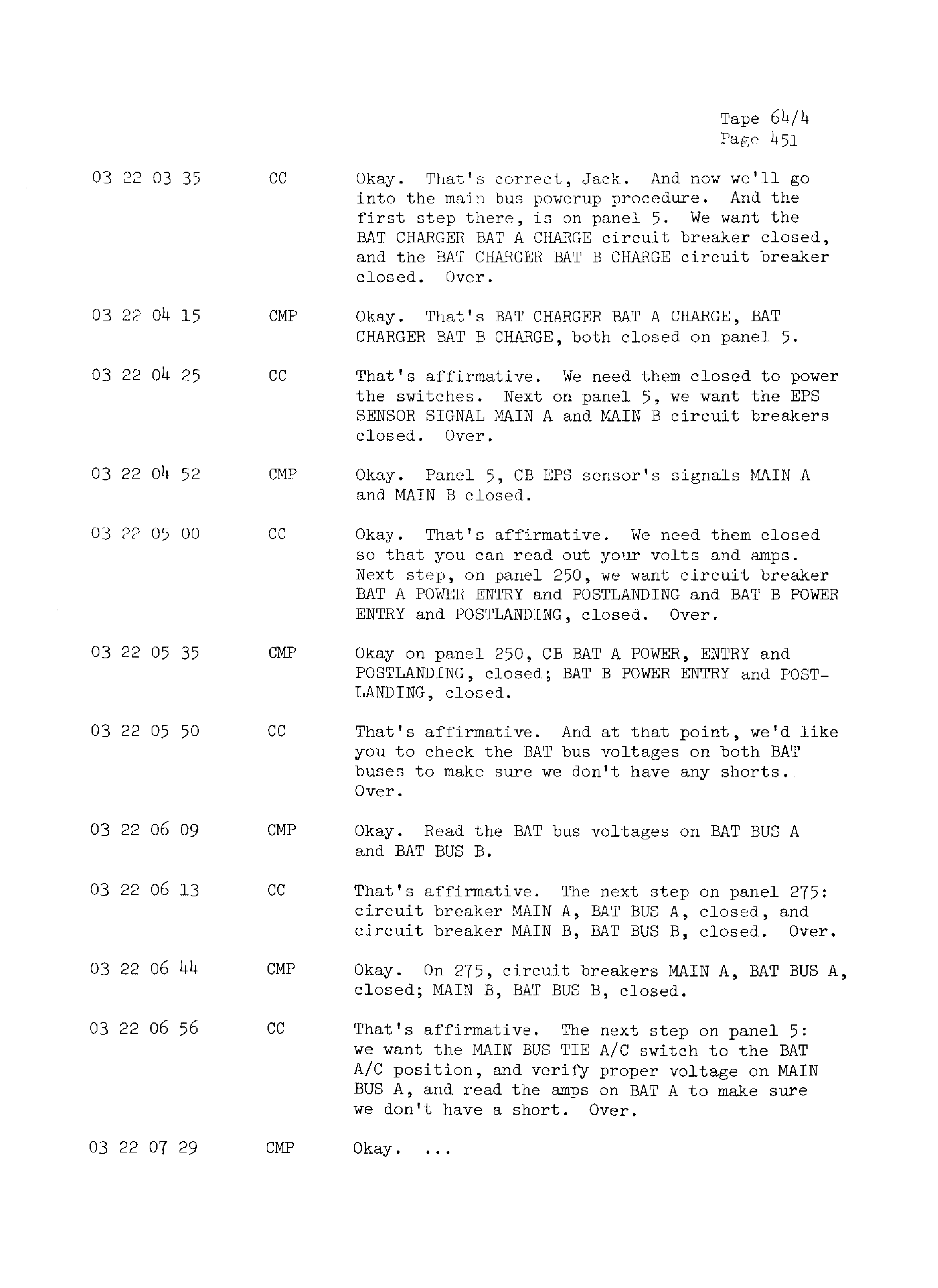 Page 458 of Apollo 13’s original transcript