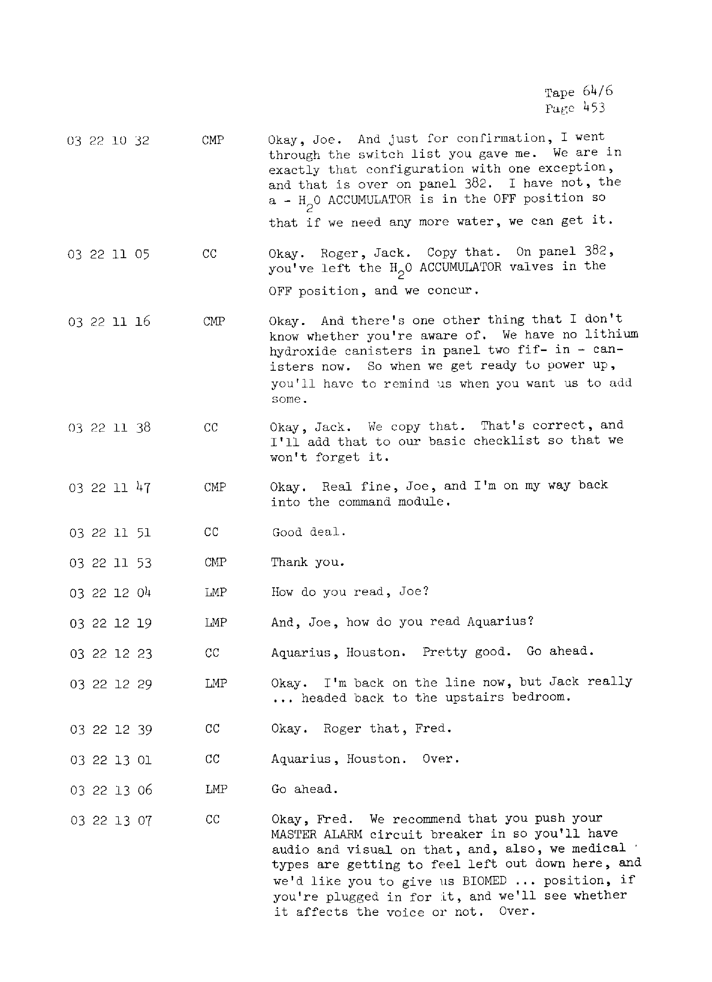 Page 460 of Apollo 13’s original transcript