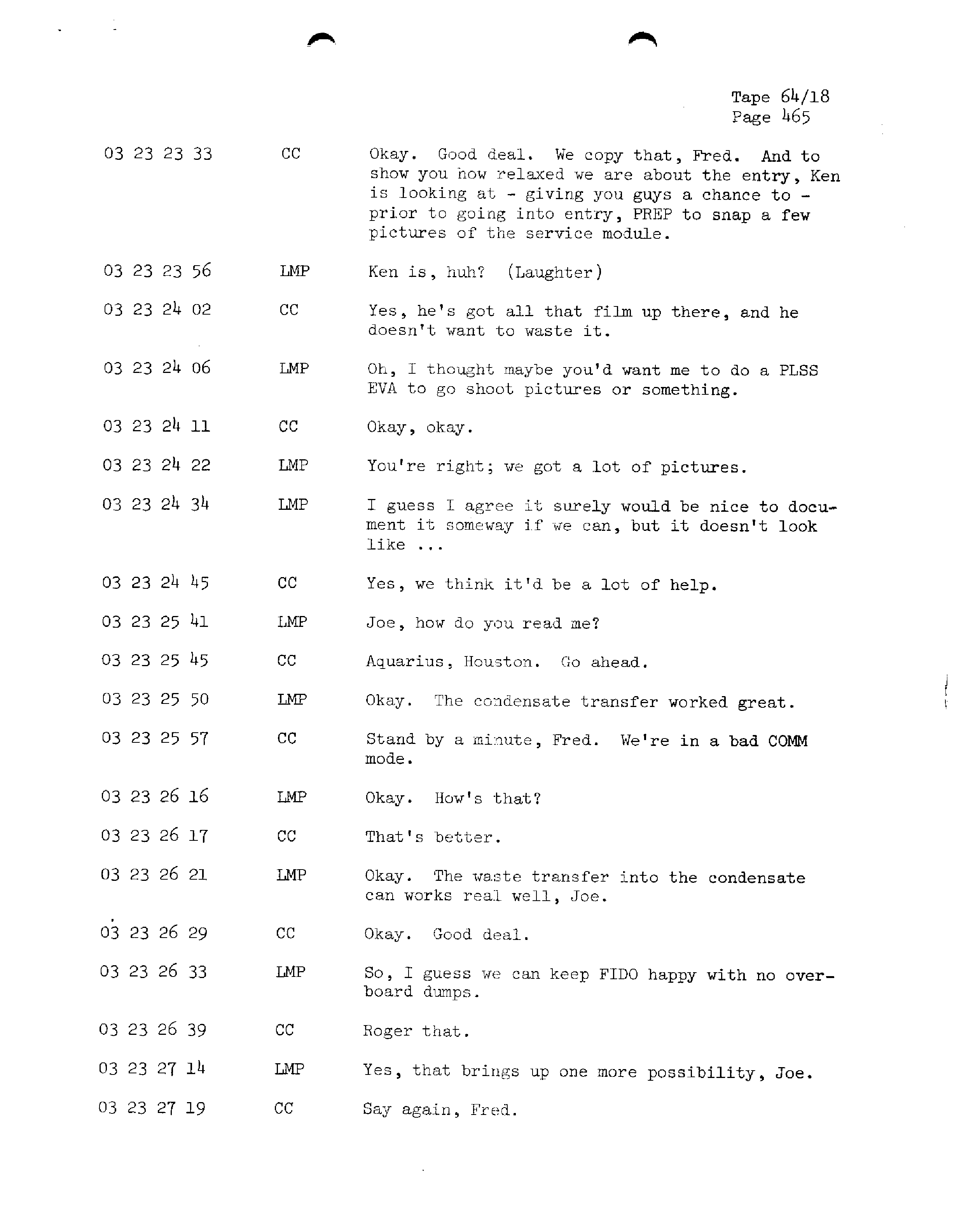 Page 472 of Apollo 13’s original transcript