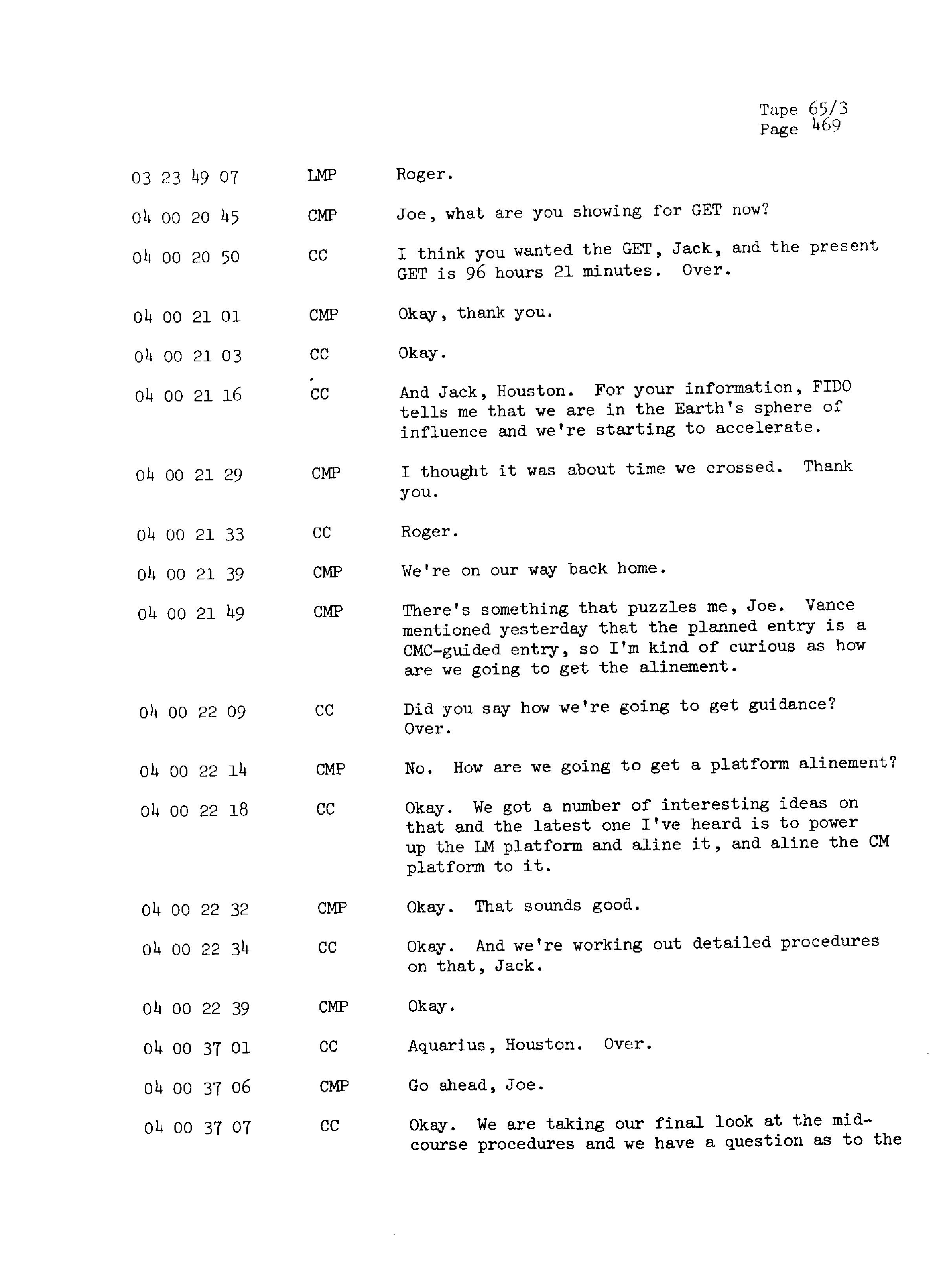 Page 476 of Apollo 13’s original transcript