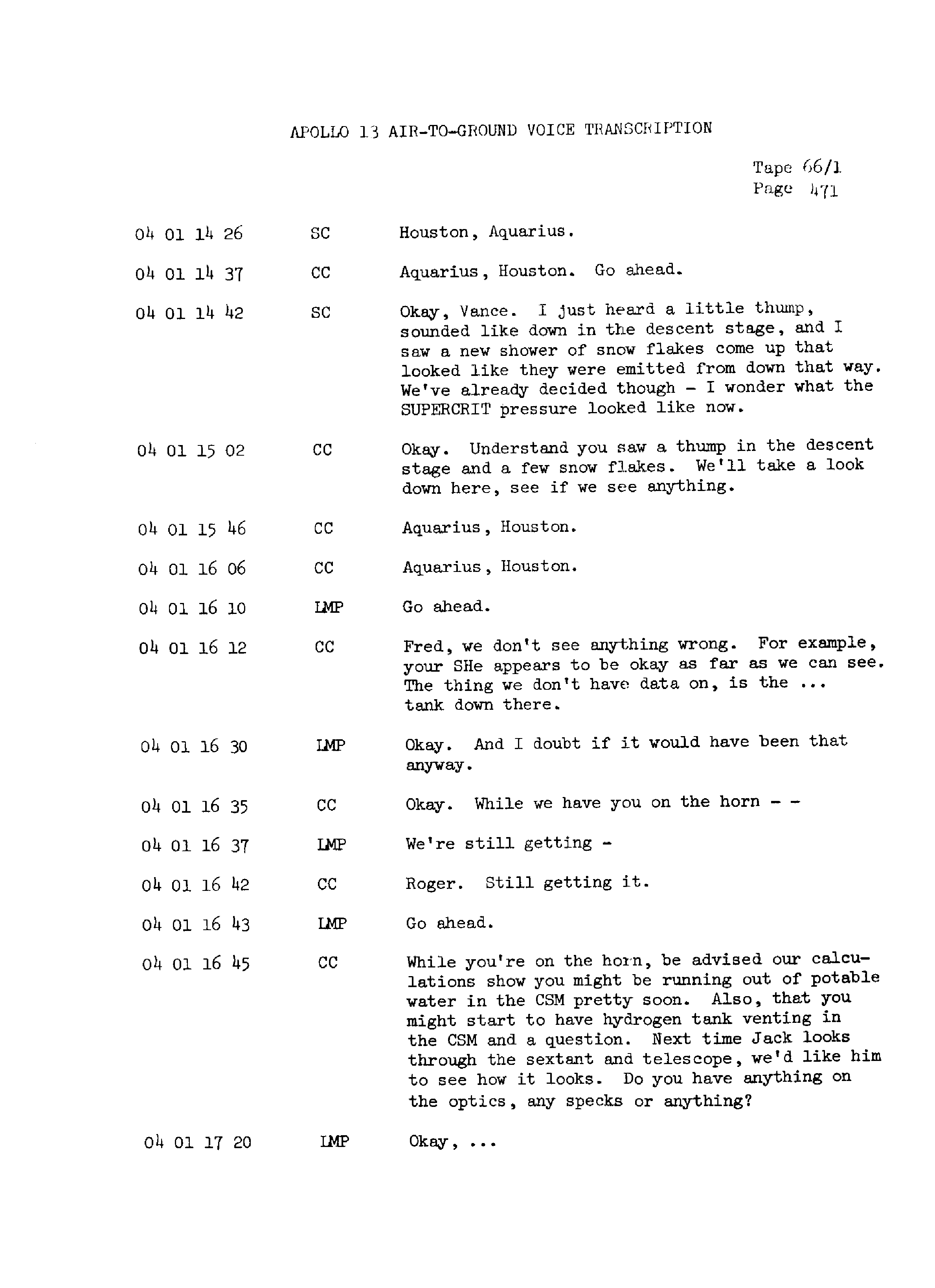 Page 478 of Apollo 13’s original transcript