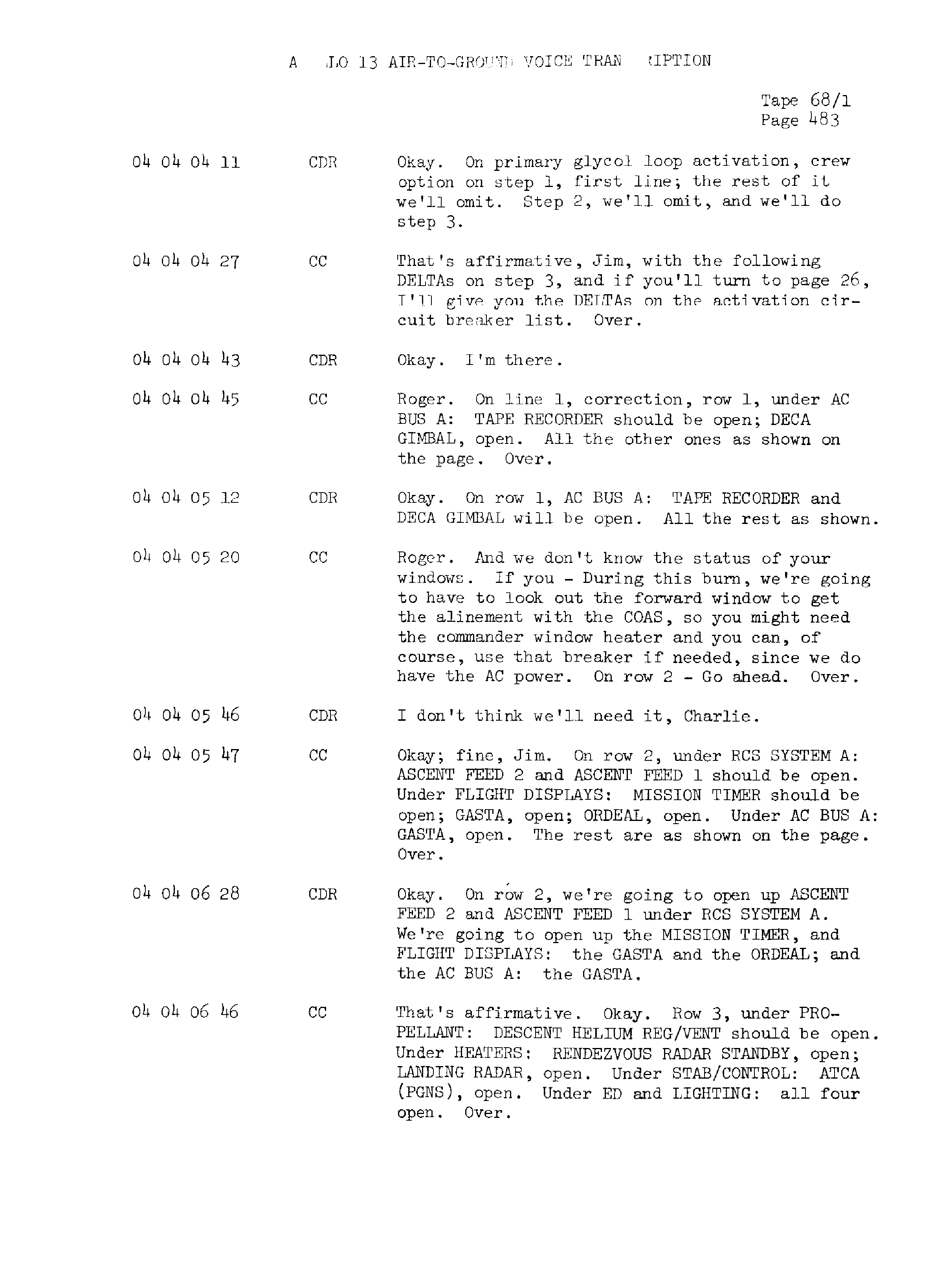 Page 490 of Apollo 13’s original transcript