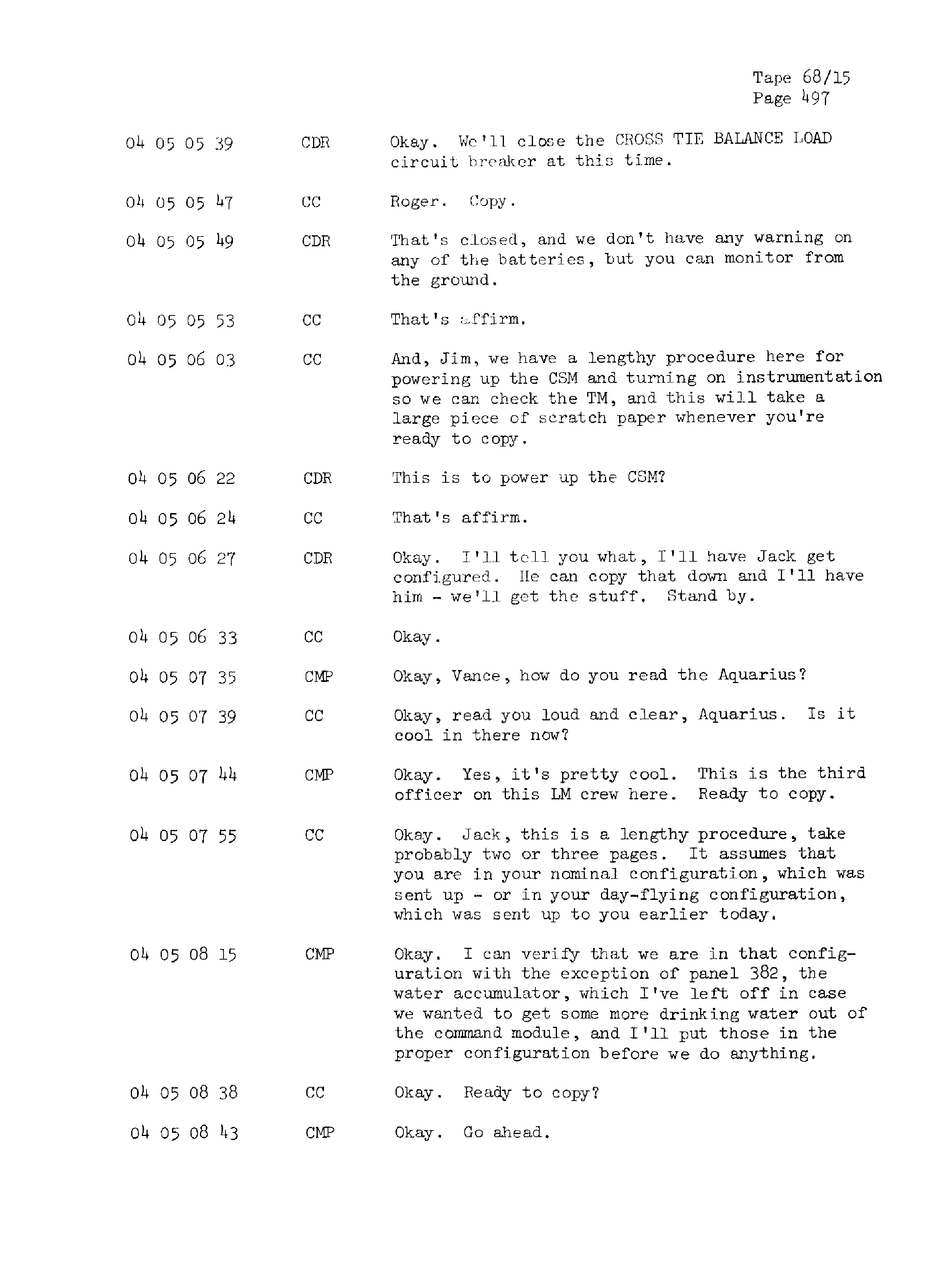 Page 504 of Apollo 13’s original transcript