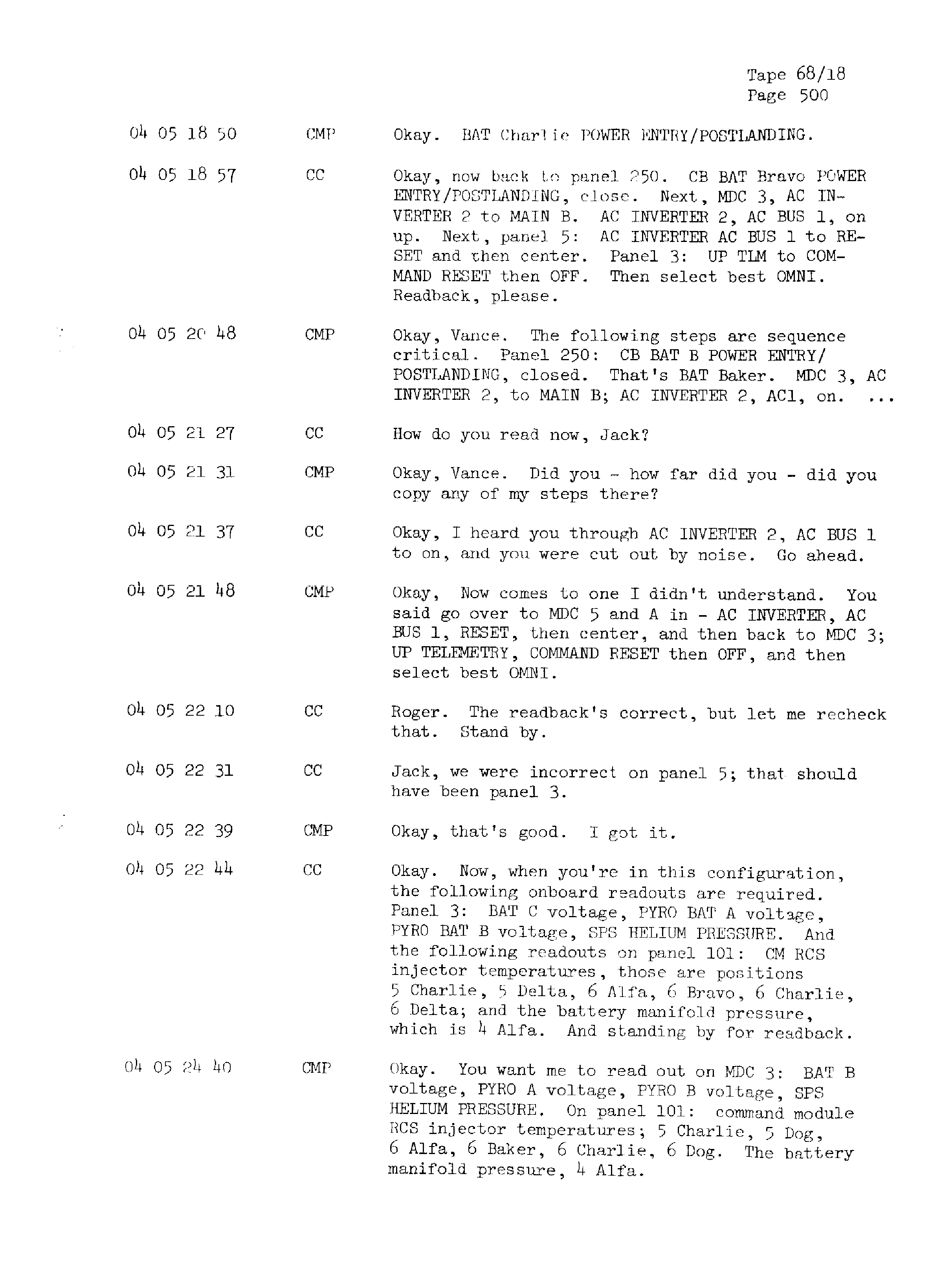 Page 507 of Apollo 13’s original transcript