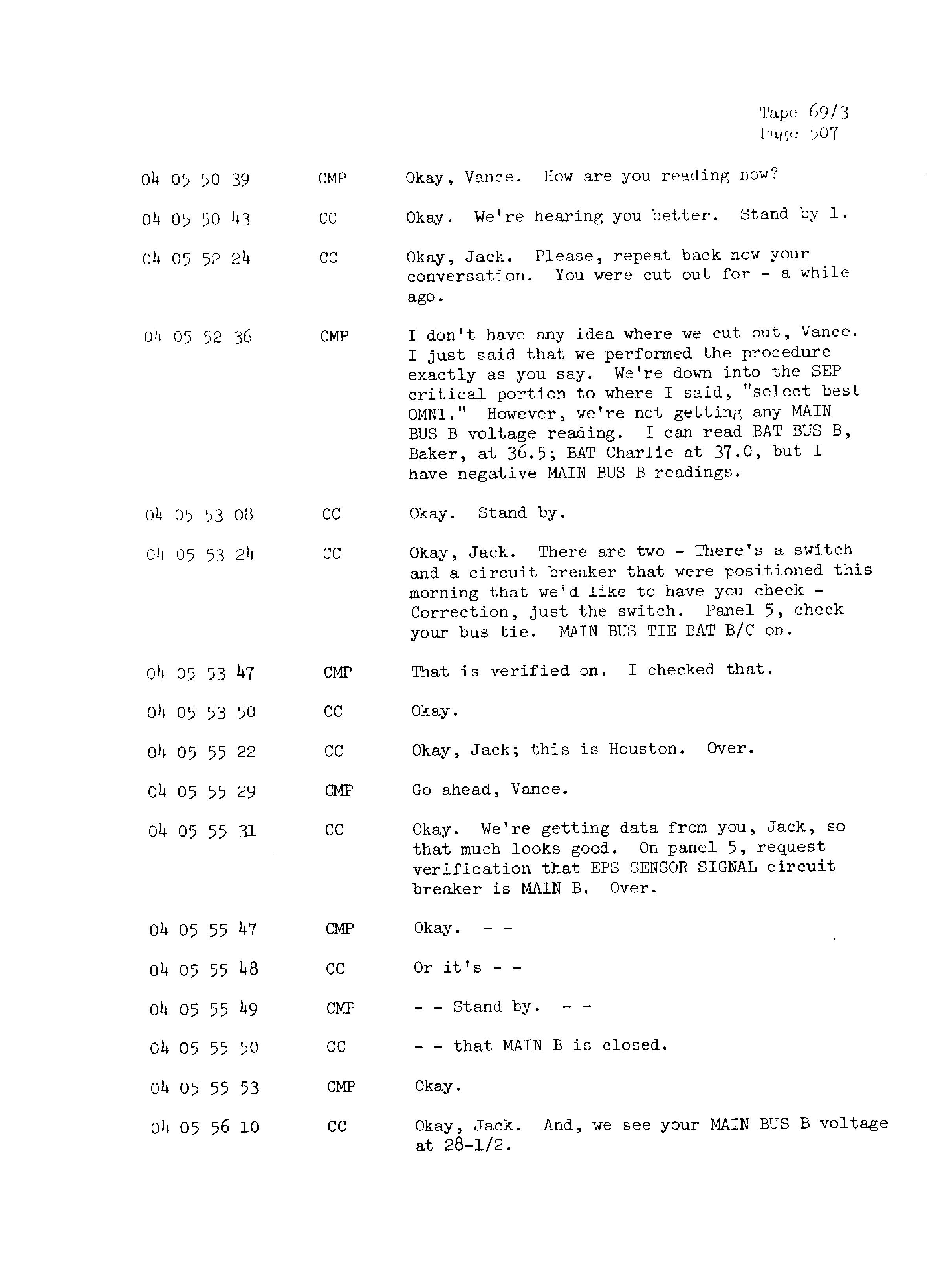 Page 514 of Apollo 13’s original transcript
