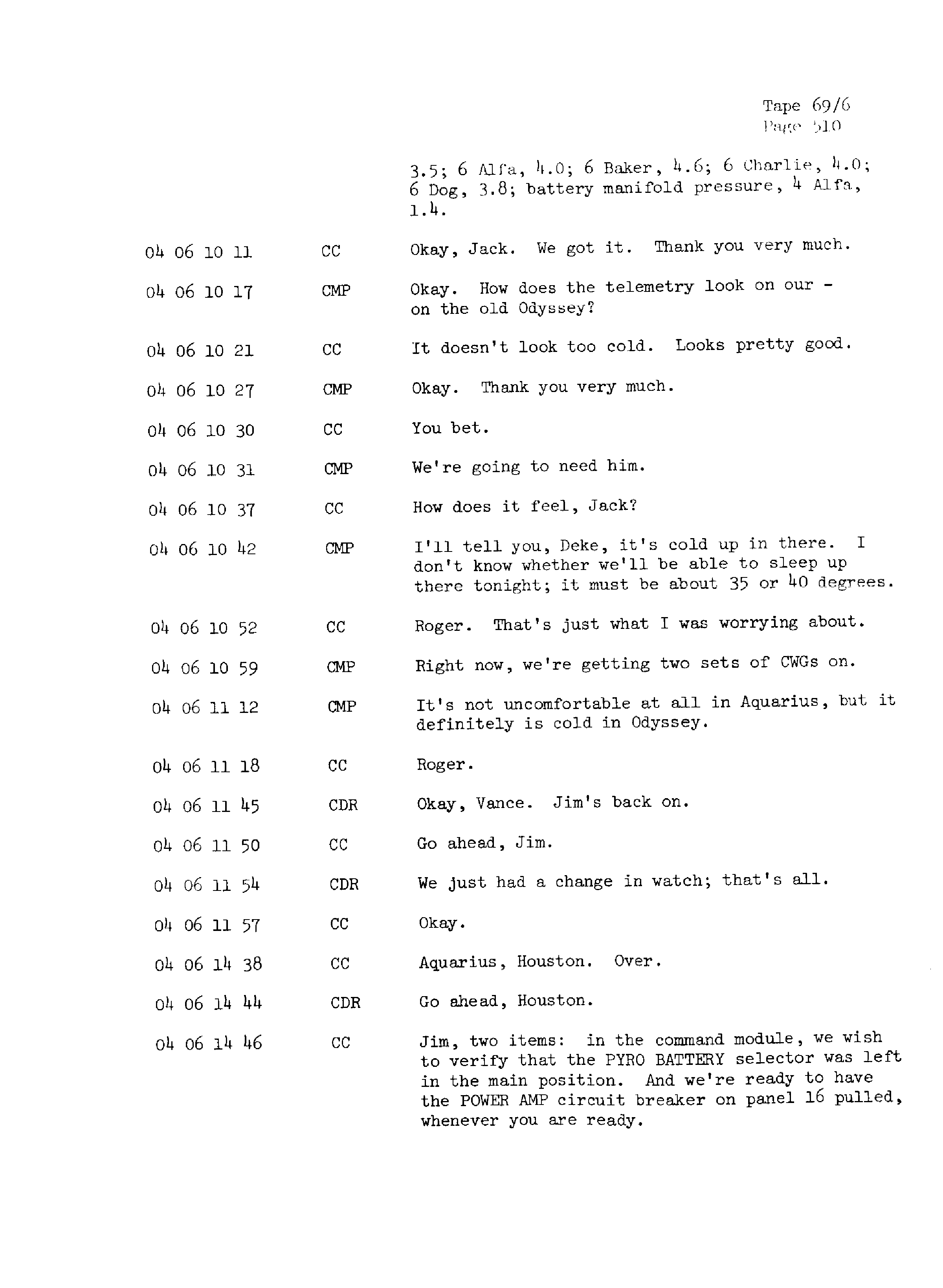 Page 517 of Apollo 13’s original transcript