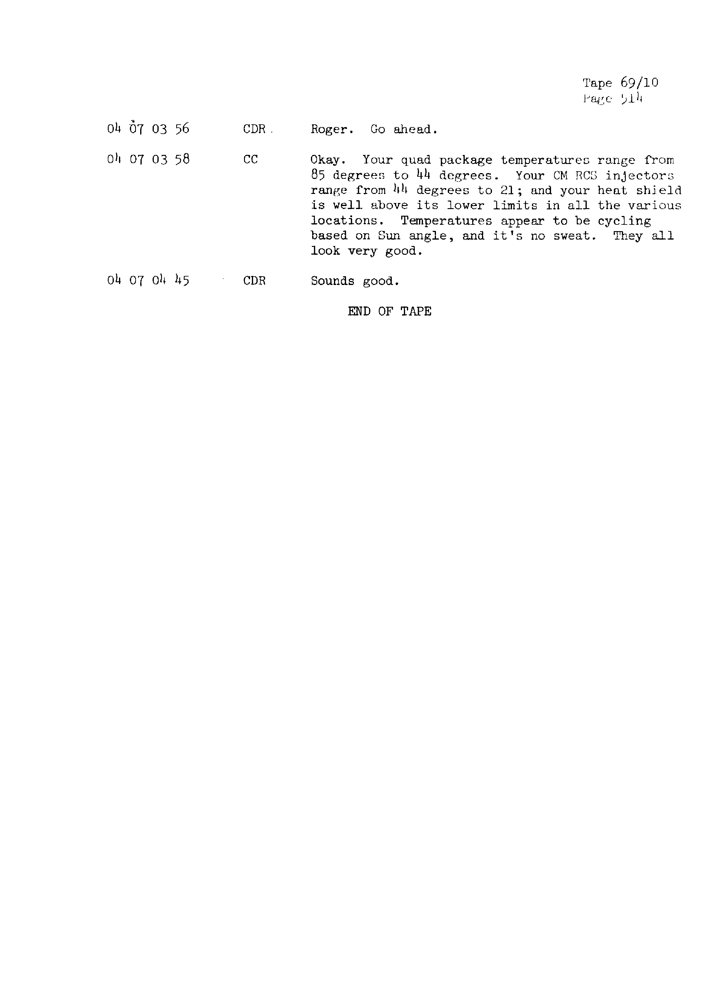 Page 521 of Apollo 13’s original transcript