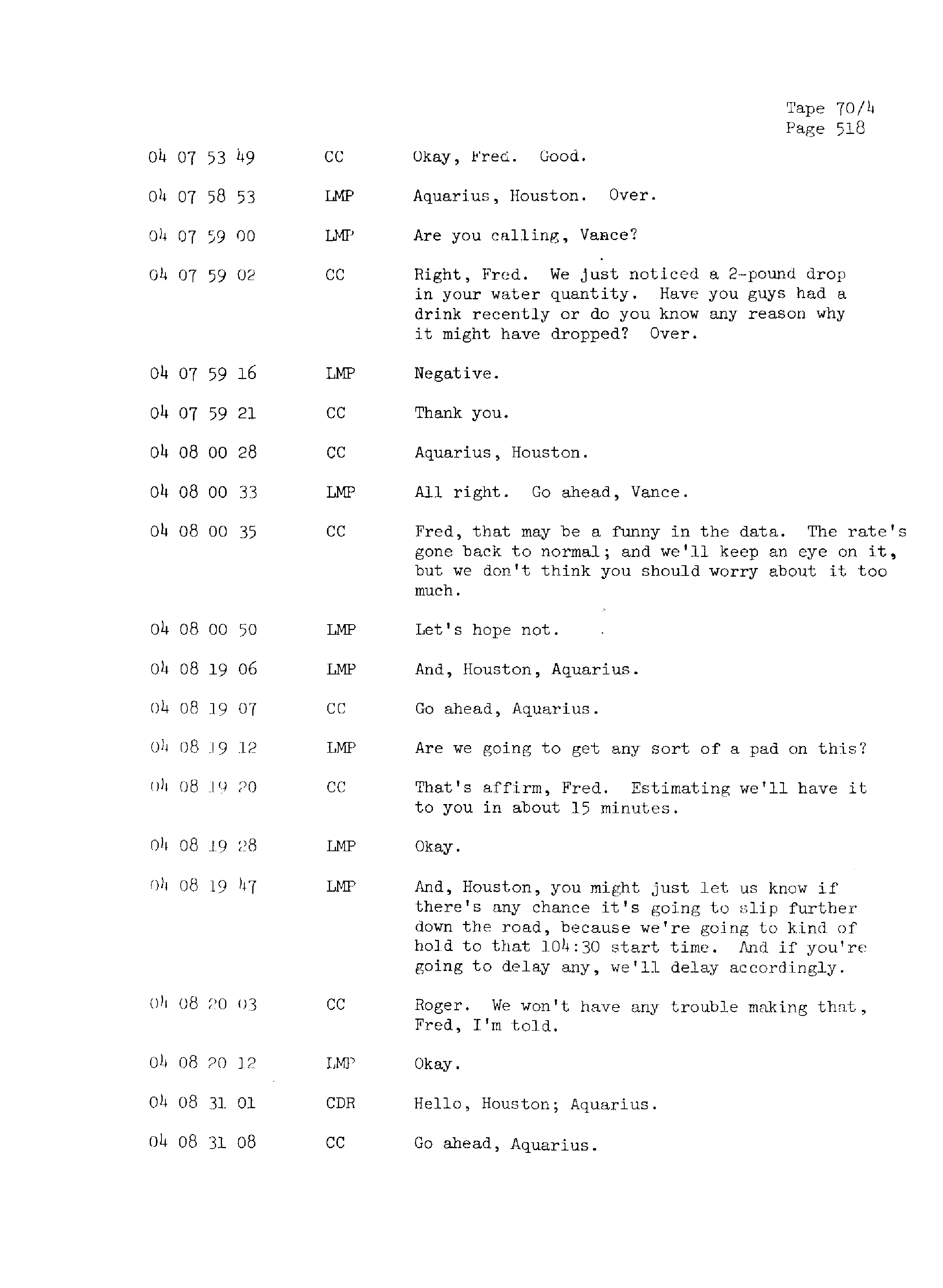 Page 525 of Apollo 13’s original transcript