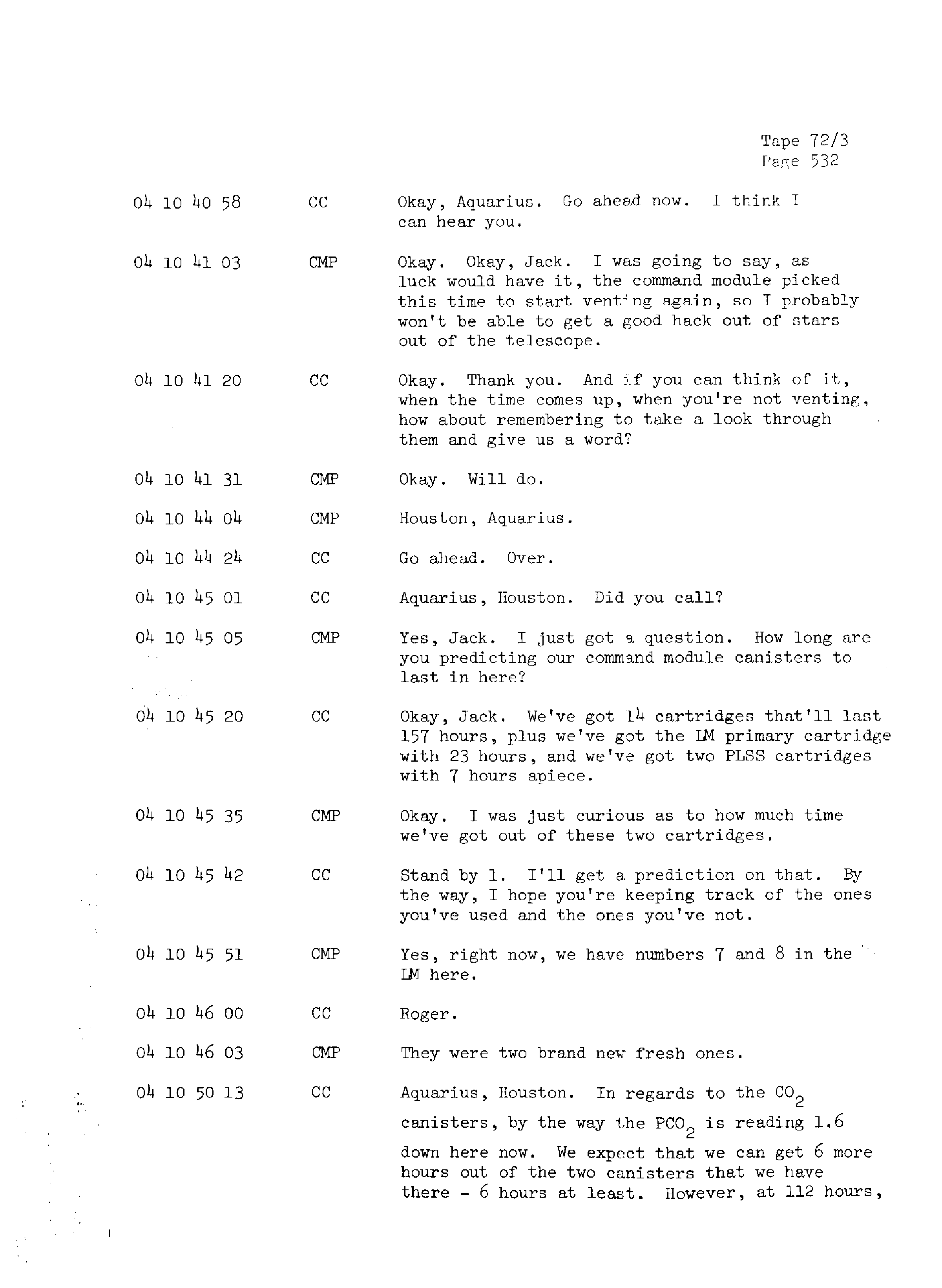 Page 539 of Apollo 13’s original transcript