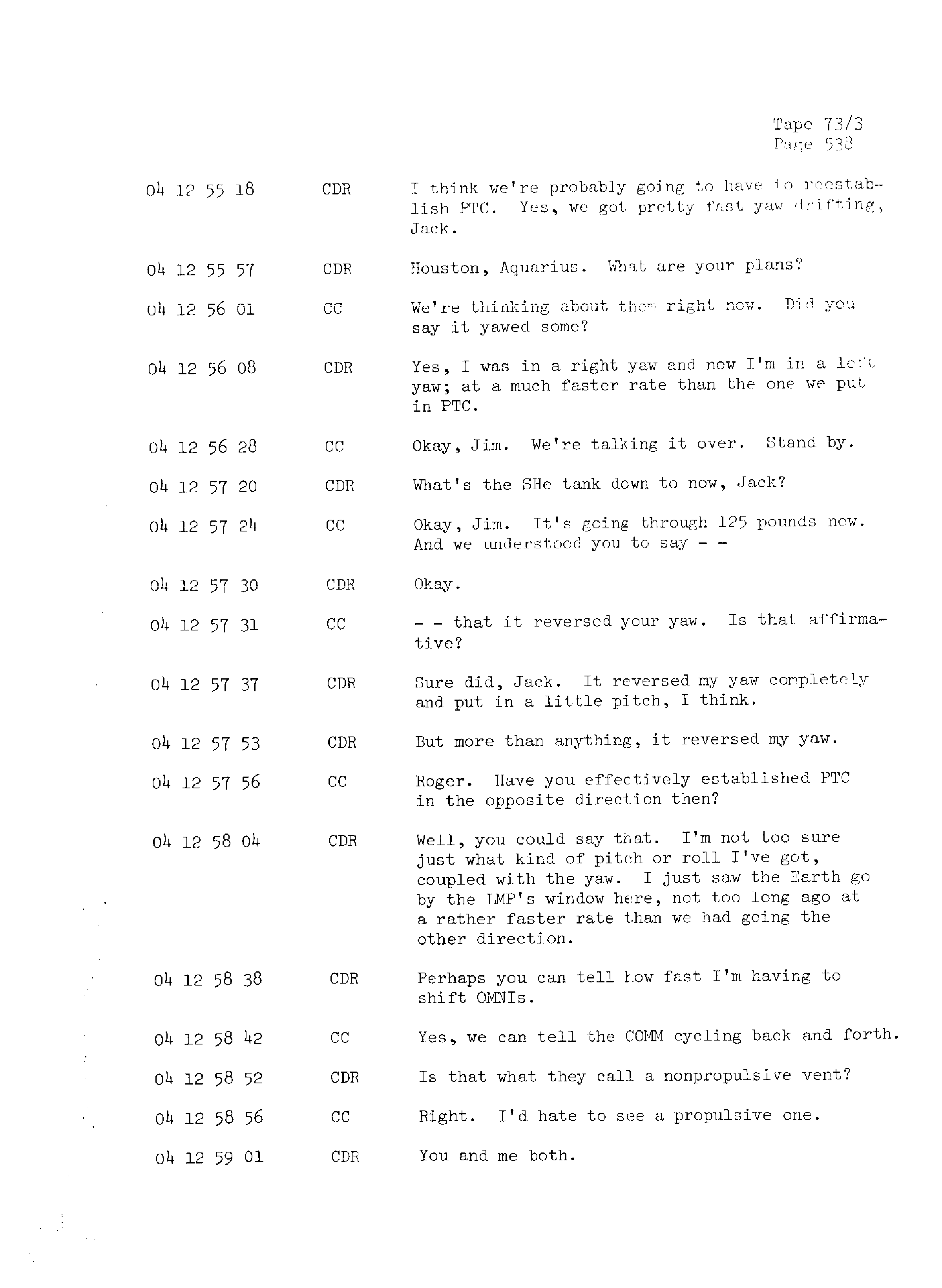 Page 545 of Apollo 13’s original transcript