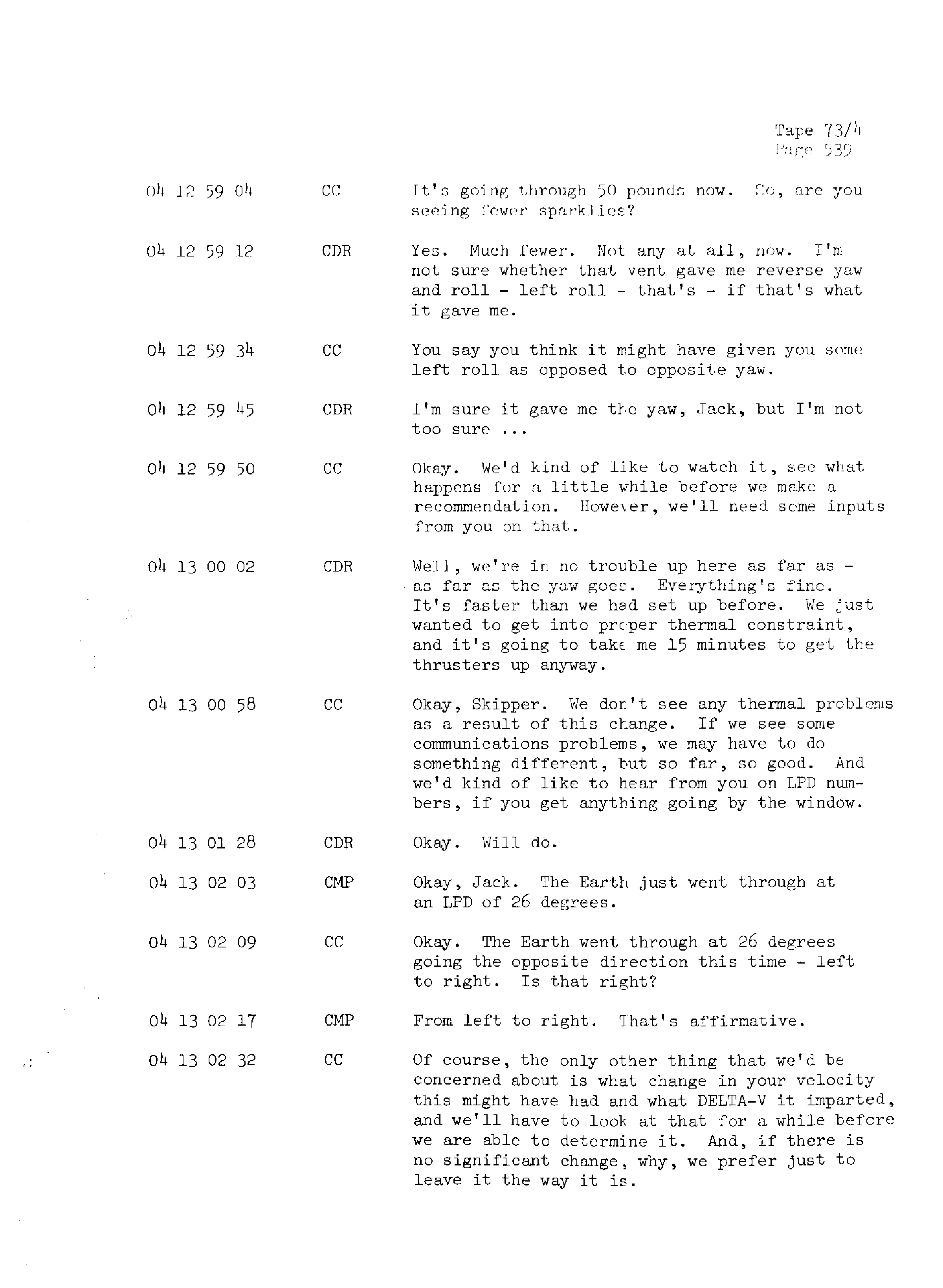 Page 546 of Apollo 13’s original transcript