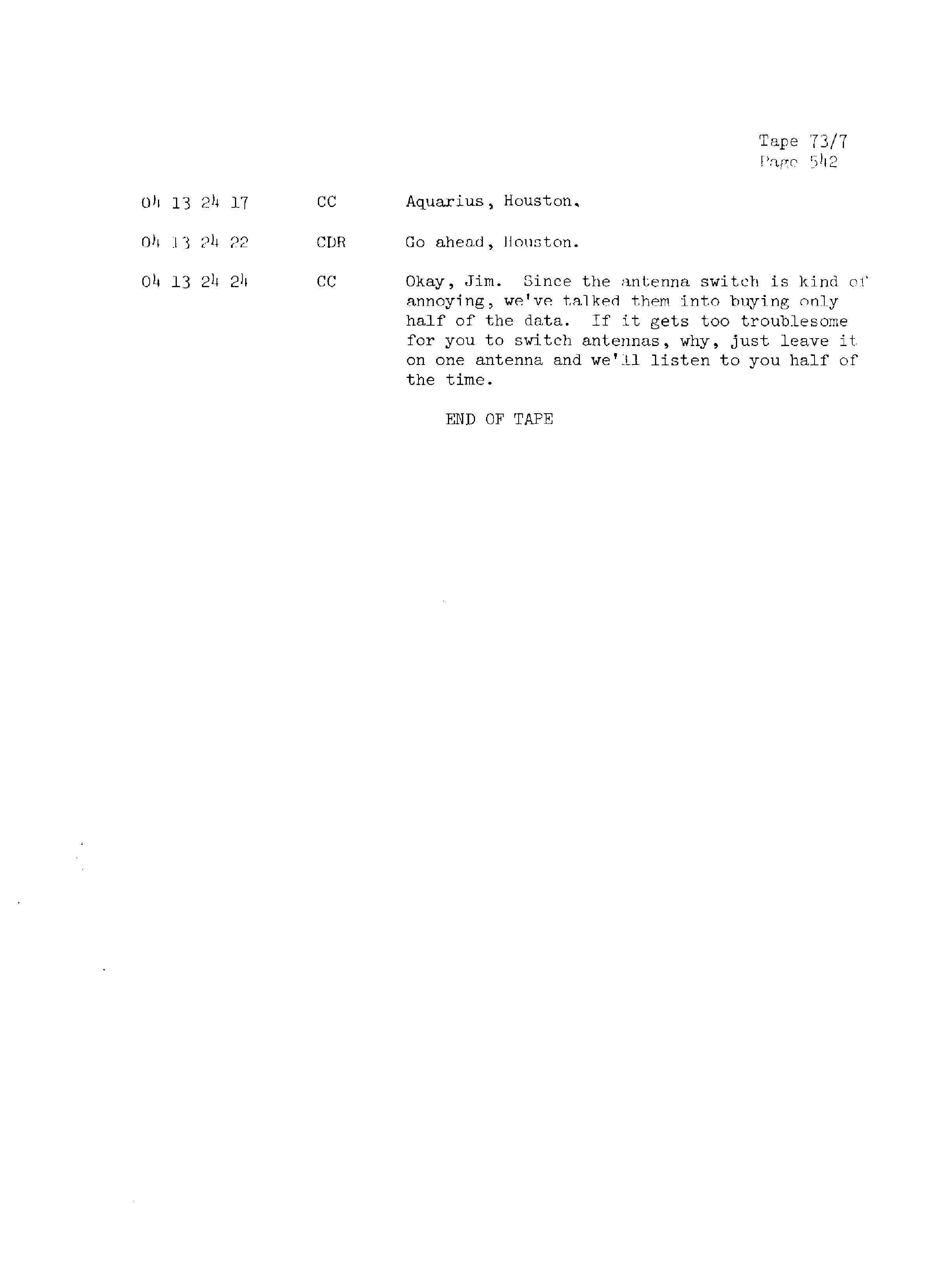 Page 549 of Apollo 13’s original transcript