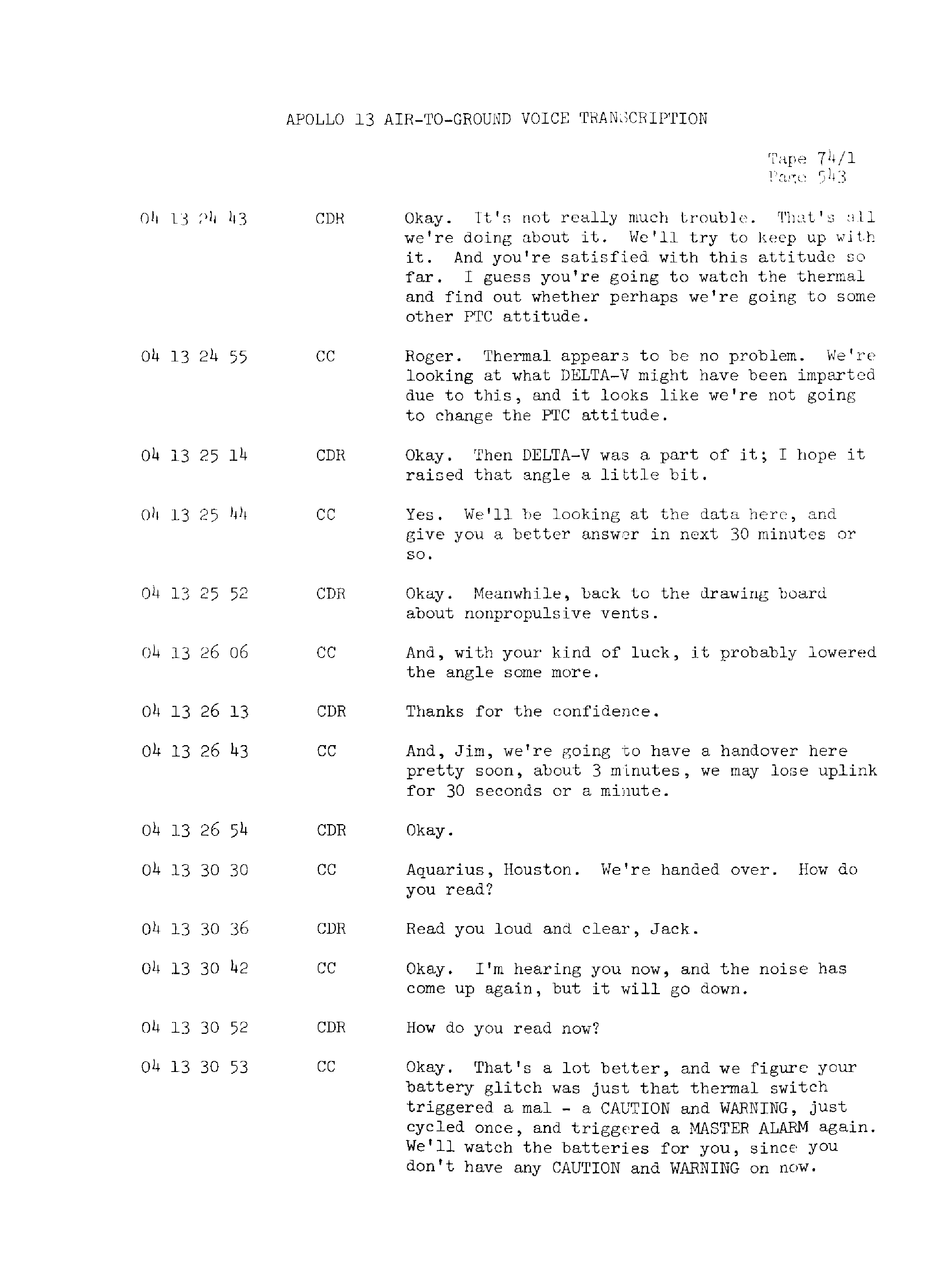 Page 550 of Apollo 13’s original transcript